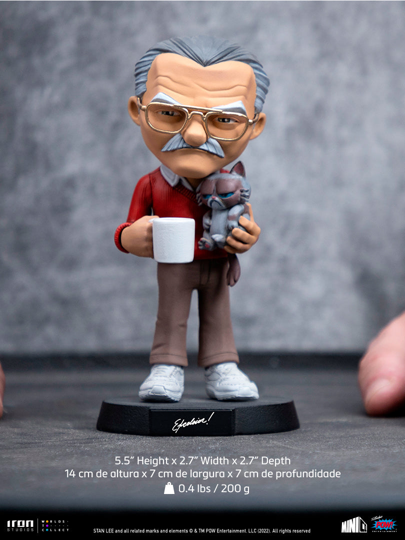 PRE-ORDER MiniCo - Stan Lee with Grumpy Cat