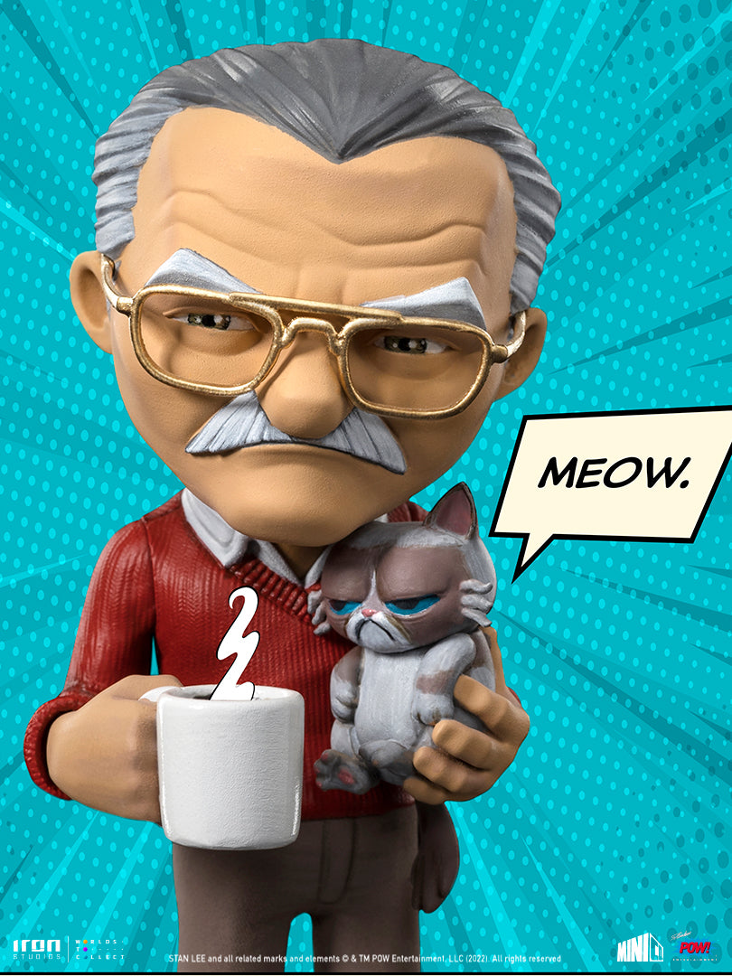 PRE-ORDER MiniCo - Stan Lee with Grumpy Cat