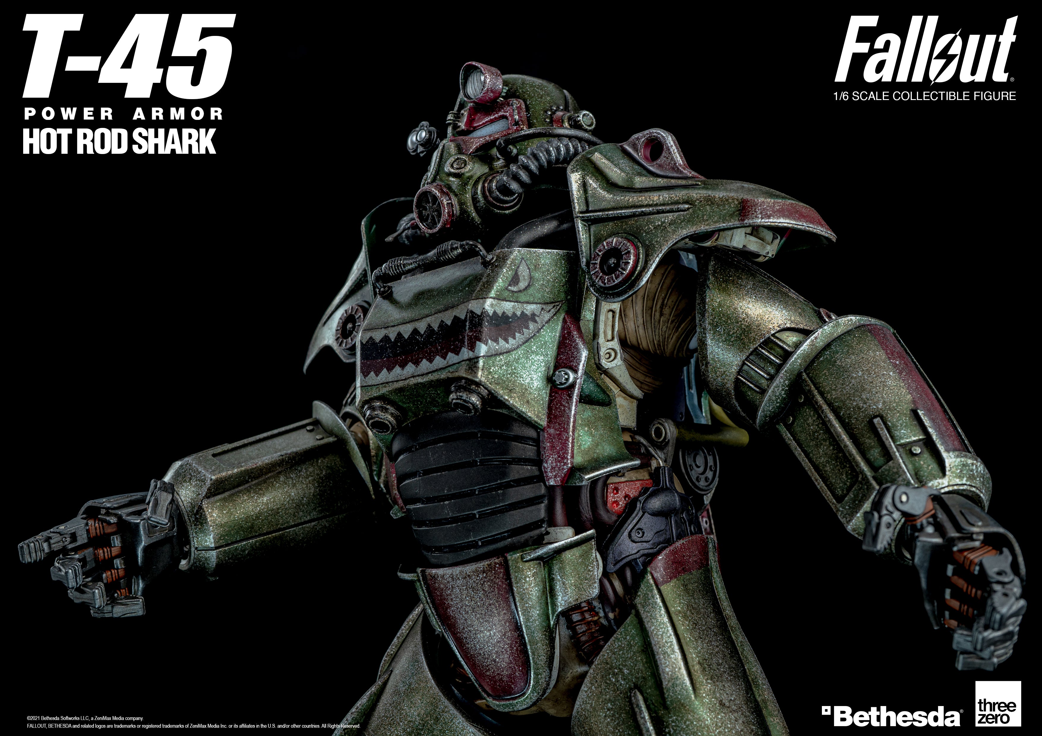 PRE-ORDER Fallout – T-45 Hot Rod Shark Armor Pack 1/6
