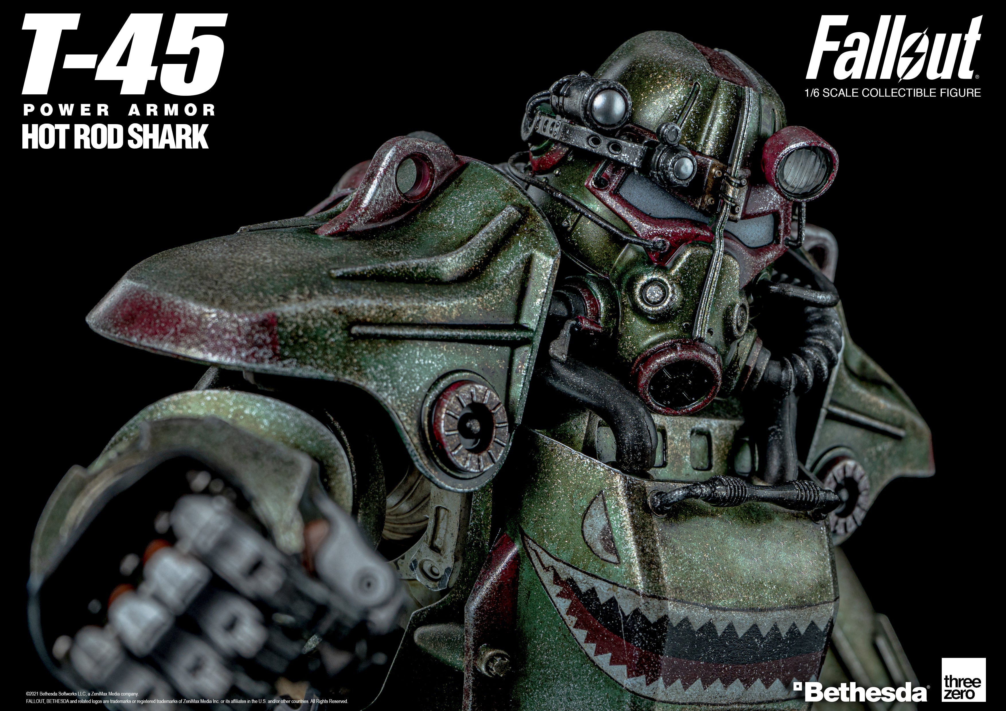 PRE-ORDER Fallout – T-45 Hot Rod Shark Armor Pack 1/6