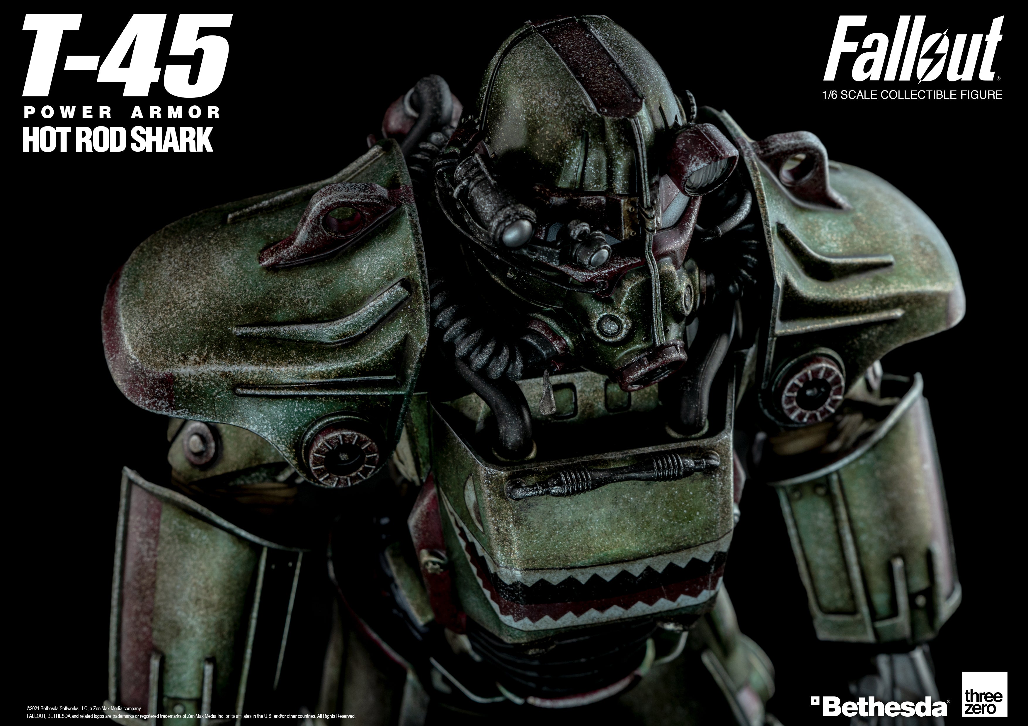 PRE-ORDER Fallout – T-45 Hot Rod Shark Armor Pack 1/6