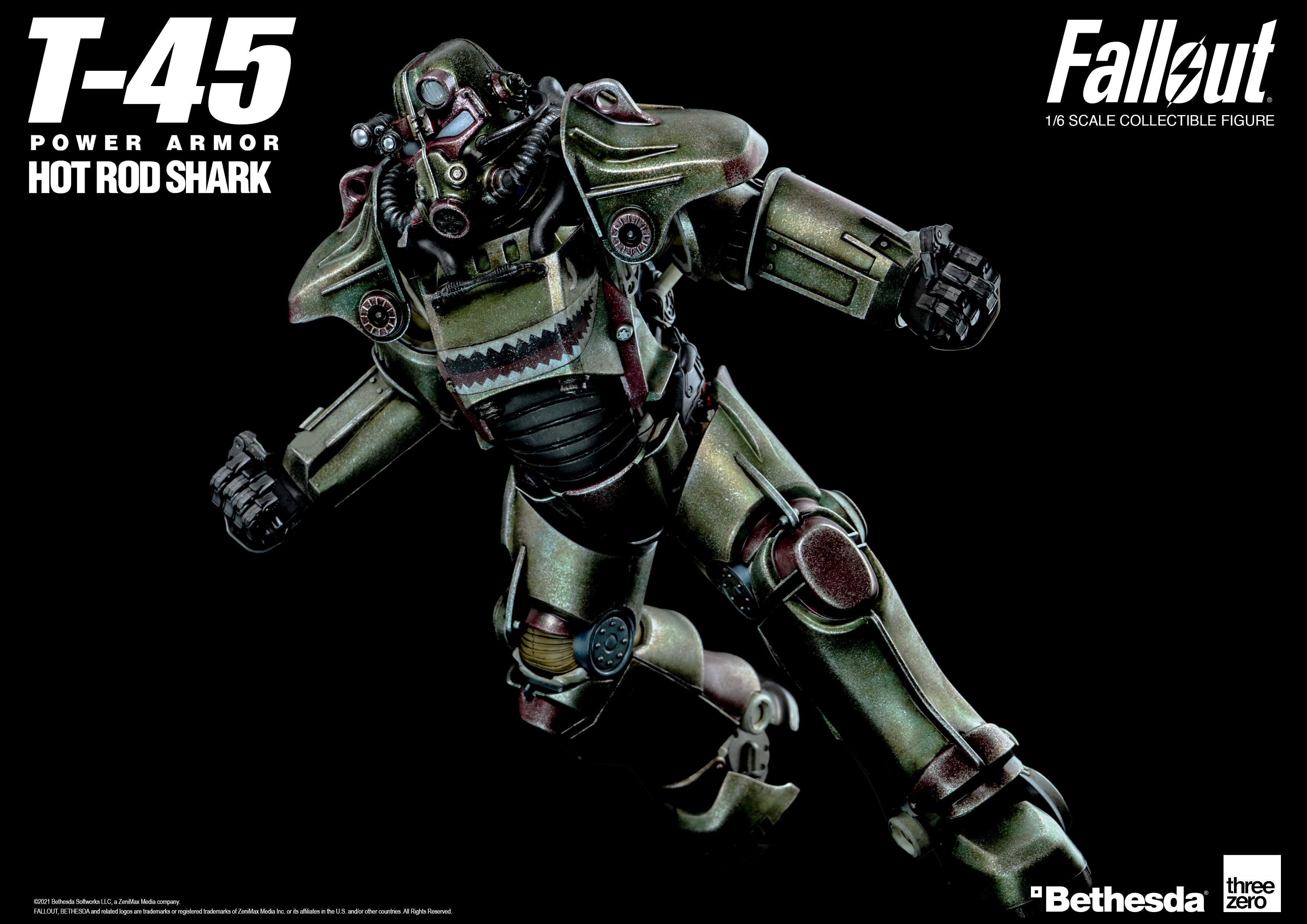 PRE-ORDER Fallout – T-45 Hot Rod Shark Armor Pack 1/6