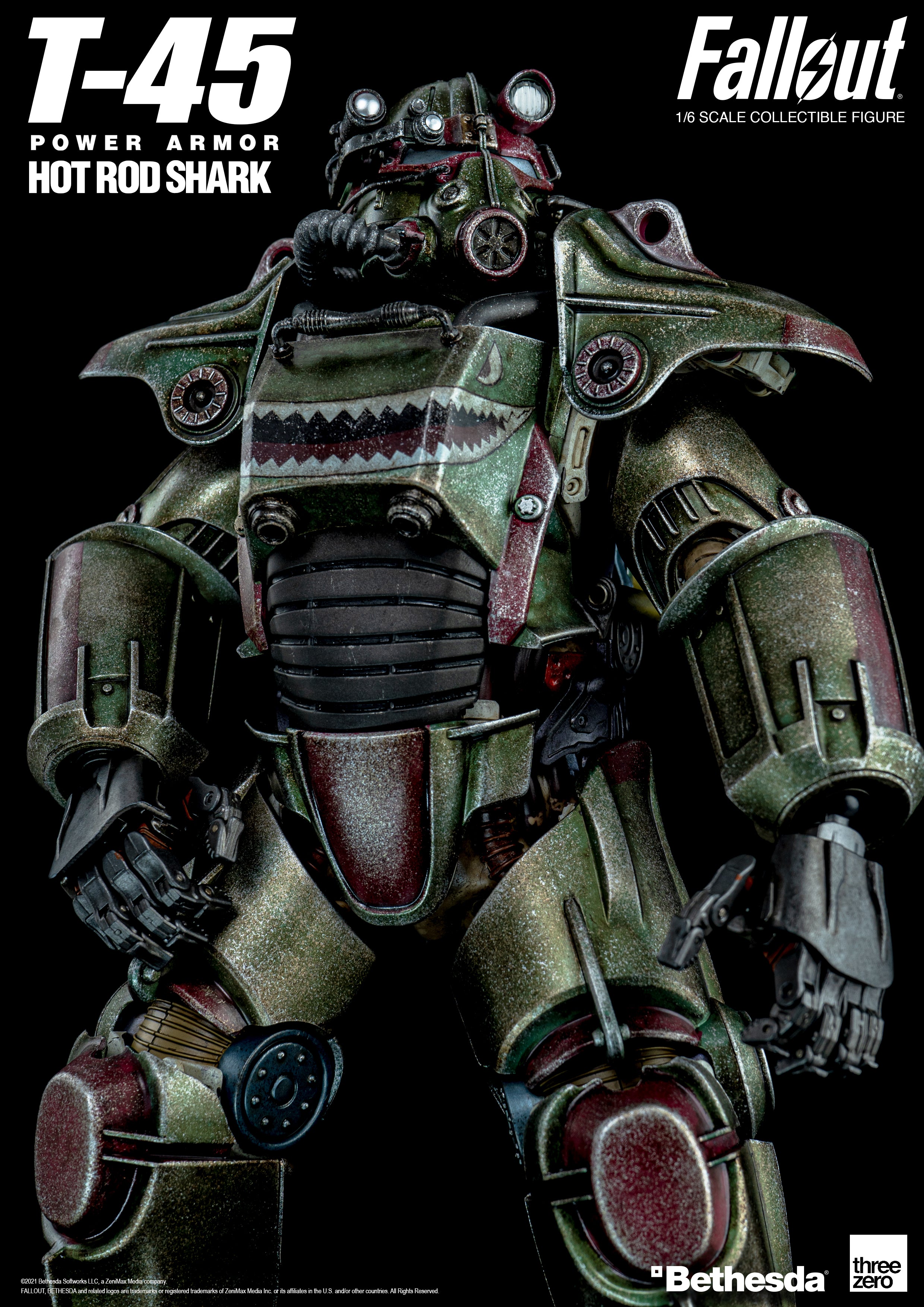 PRE-ORDER Fallout – T-45 Hot Rod Shark Armor Pack 1/6