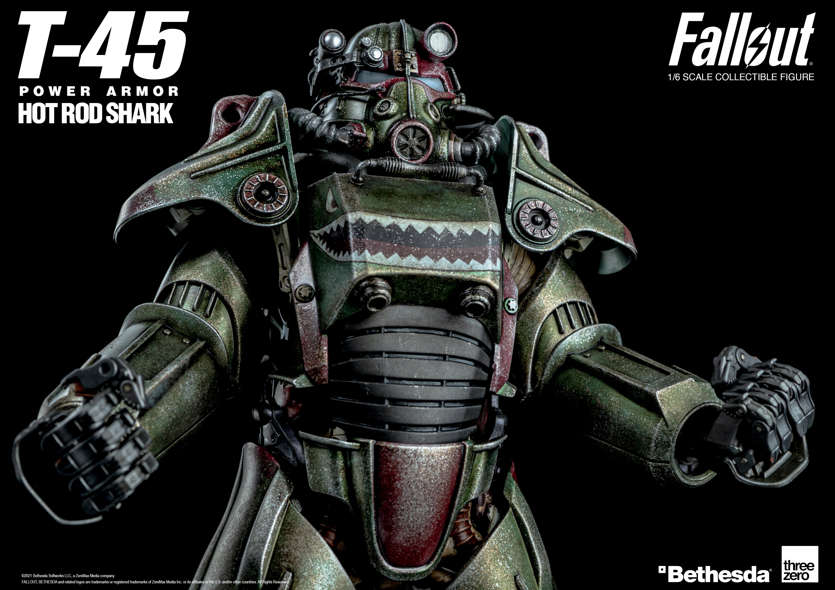 PRE-ORDER Fallout – T-45 Hot Rod Shark Armor Pack 1/6