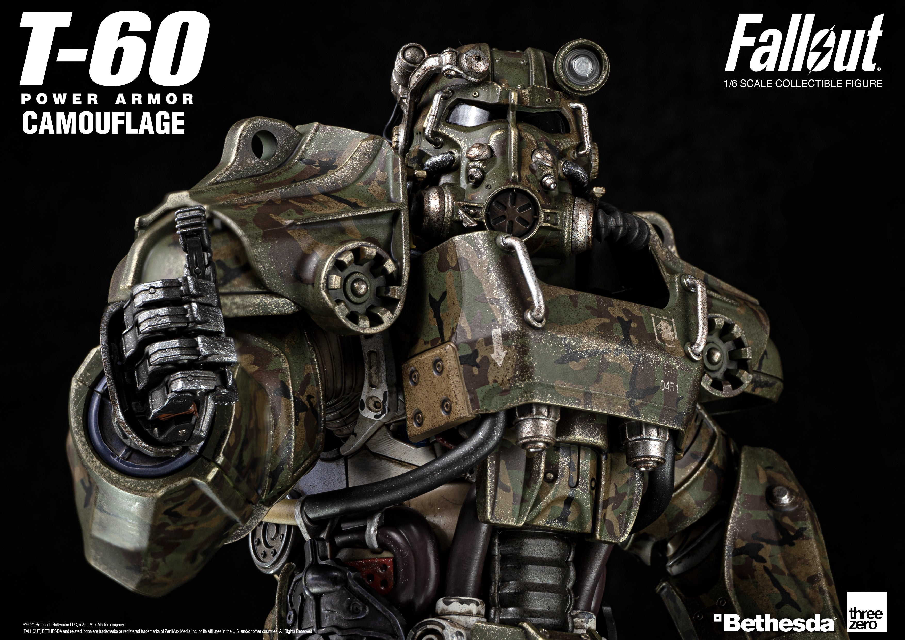 PRE-ORDER Fallout – T-60 Camouflage Power Armor 1/6