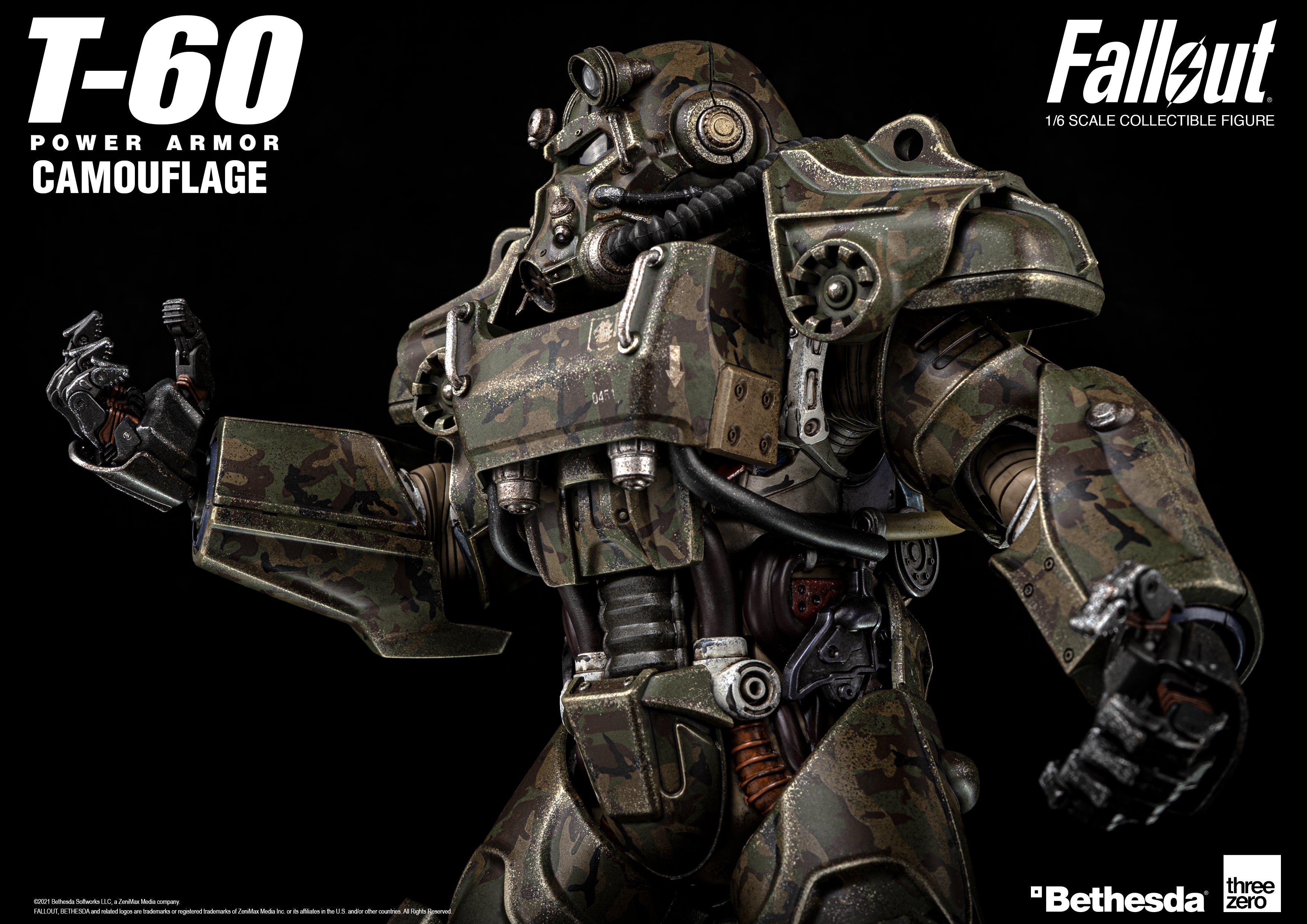 PRE-ORDER Fallout – T-60 Camouflage Power Armor 1/6