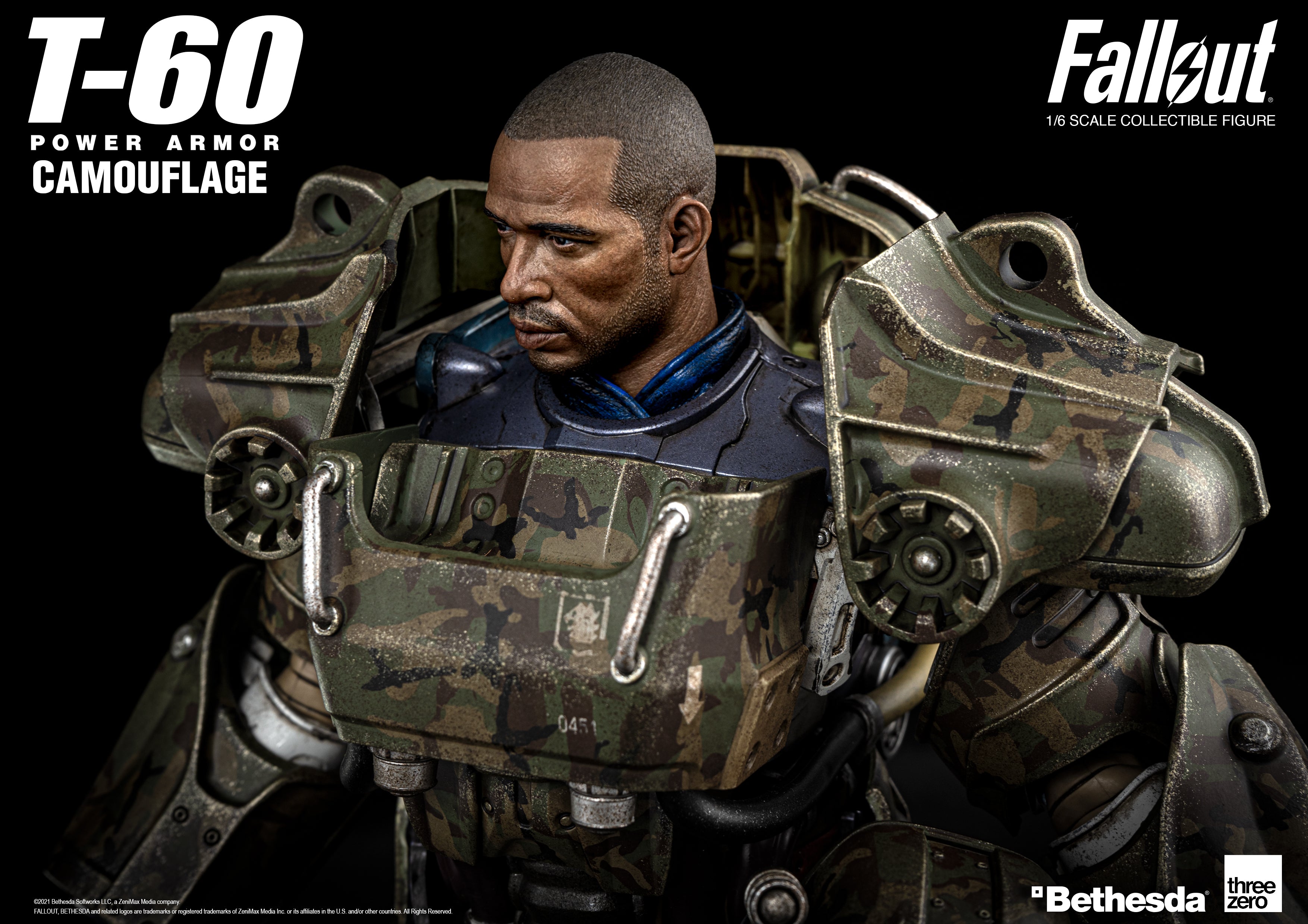 PRE-ORDER Fallout – T-60 Camouflage Power Armor 1/6