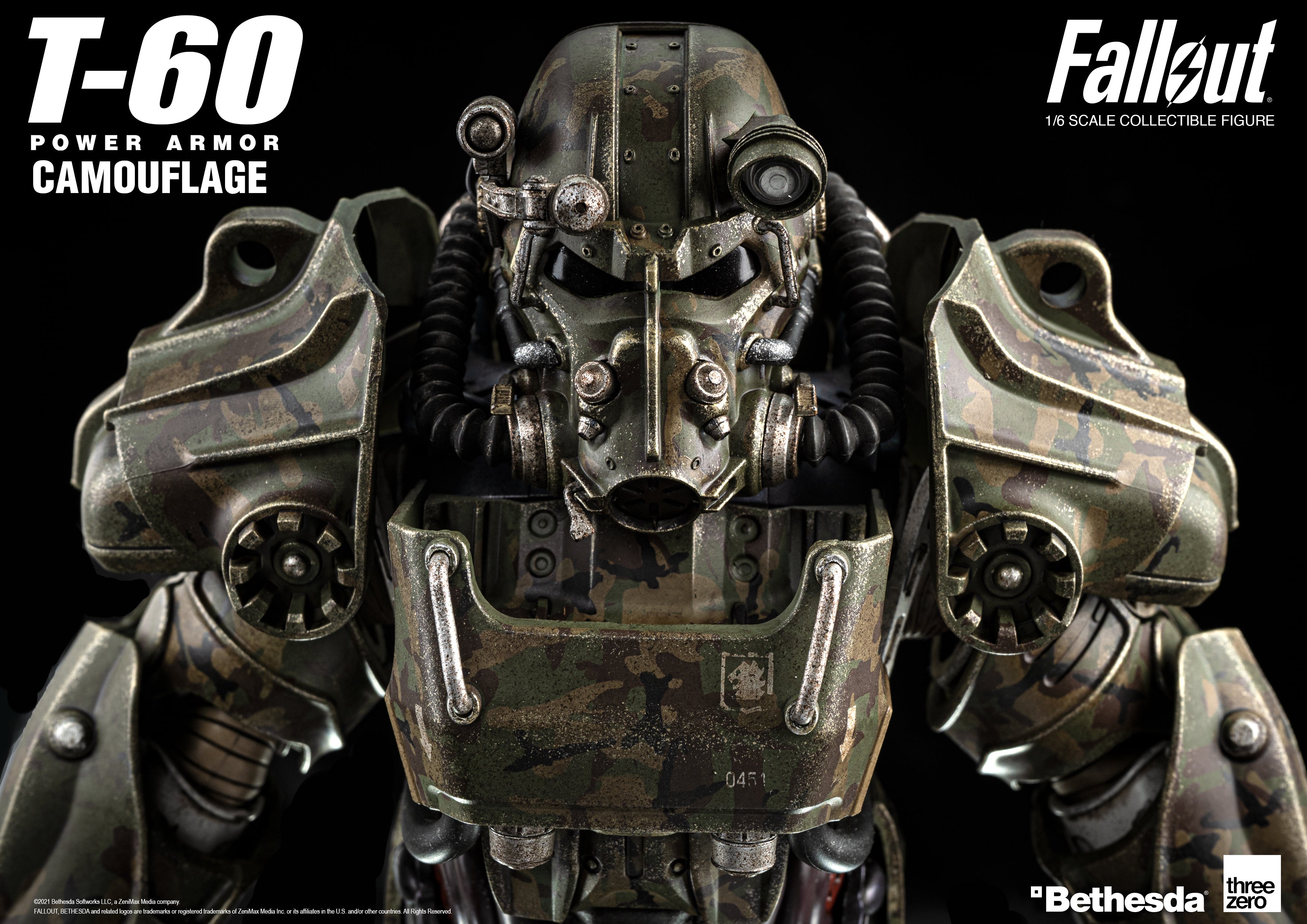PRE-ORDER Fallout – T-60 Camouflage Power Armor 1/6