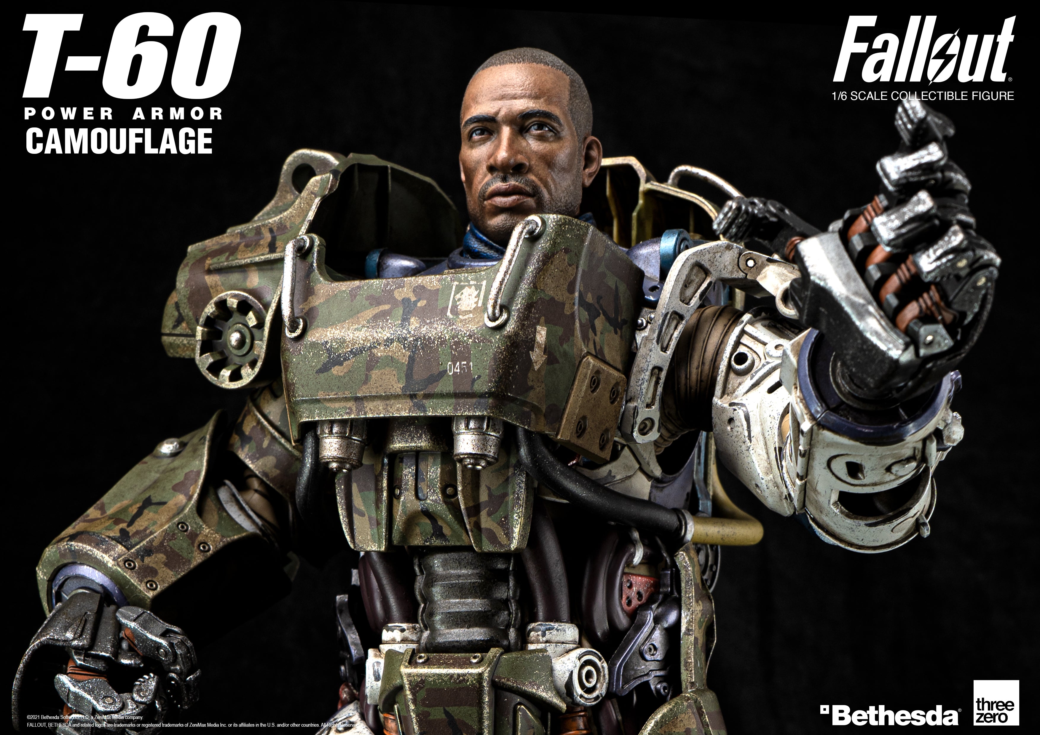 PRE-ORDER Fallout – T-60 Camouflage Power Armor 1/6