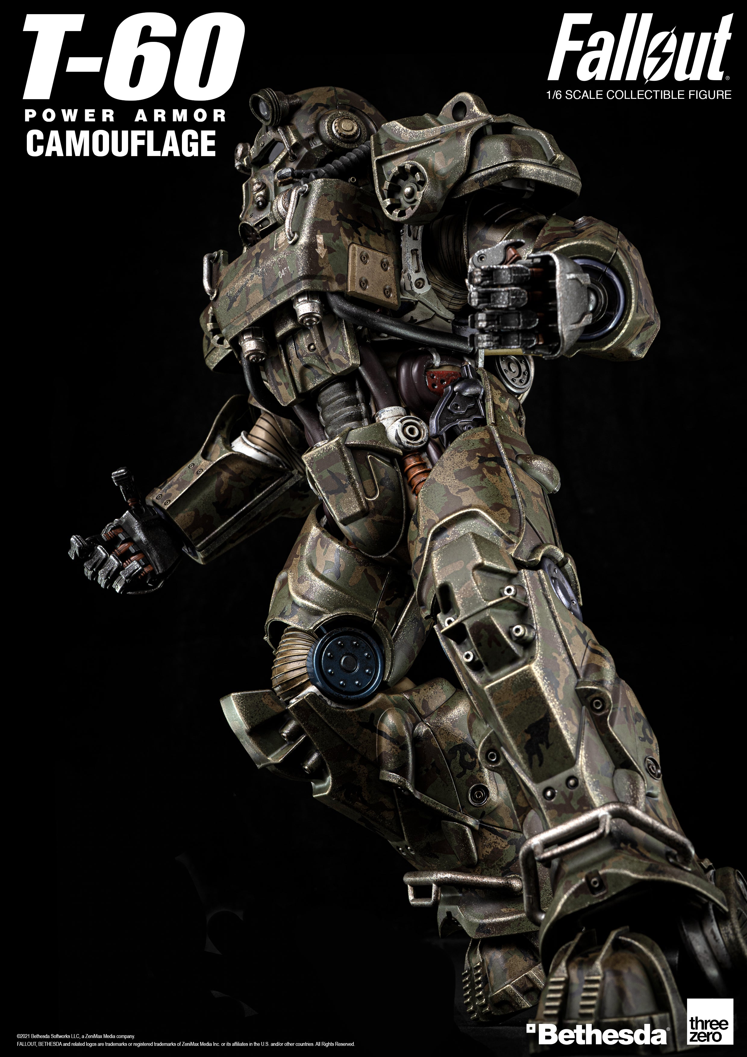 PRE-ORDER Fallout – T-60 Camouflage Power Armor 1/6