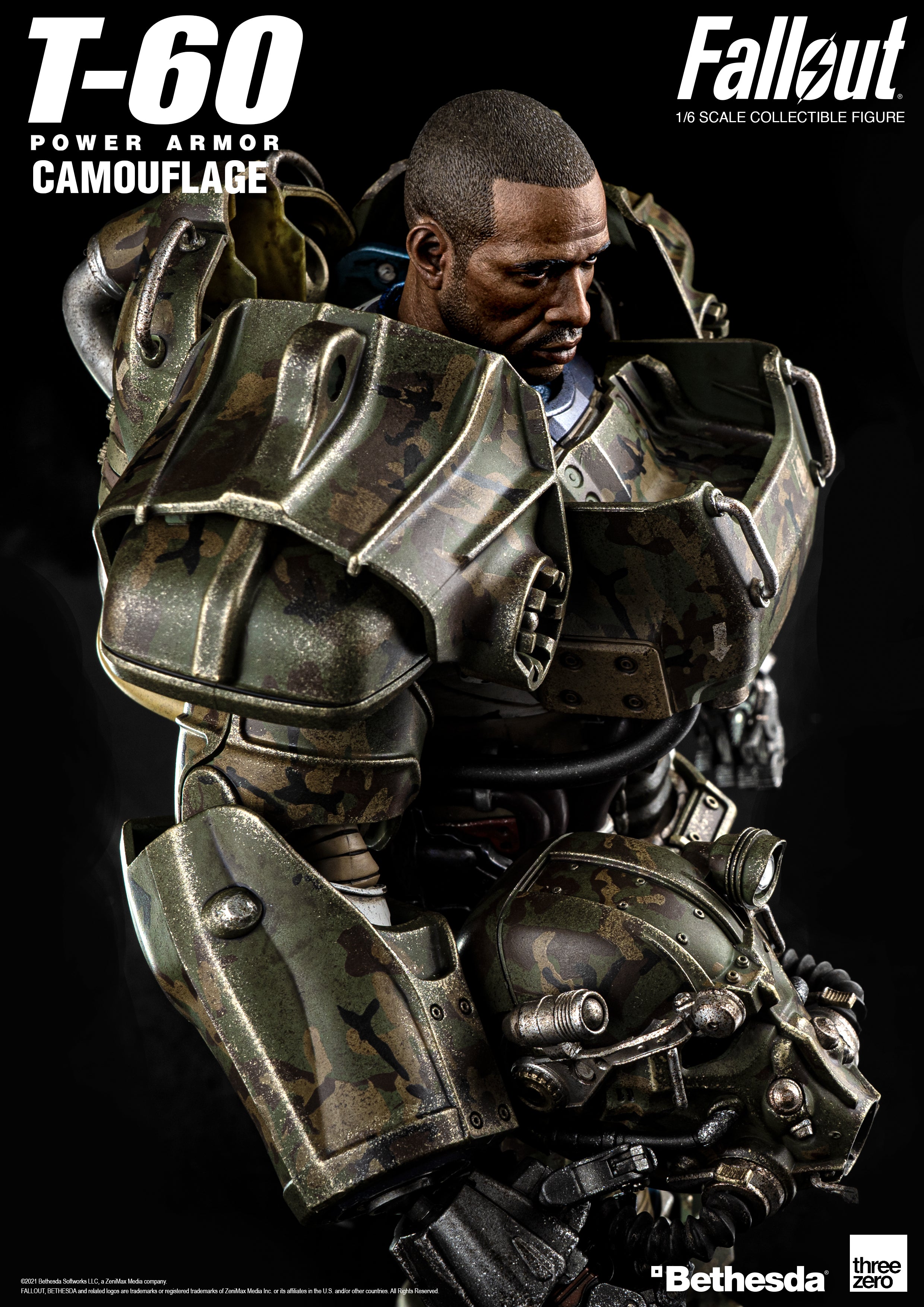 PRE-ORDER Fallout – T-60 Camouflage Power Armor 1/6