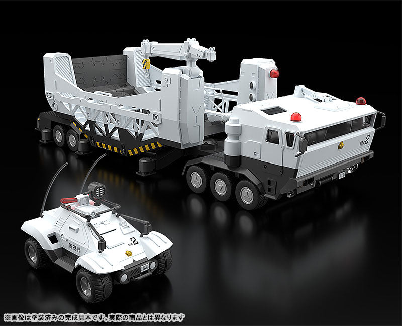 PRE-ORDER MODEROID - Mobile Police Patlabor - Type 98 Special Command Vehicle & Type 99 Special Labor Carrier [2nd Release]