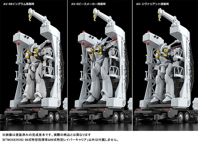 PRE-ORDER MODEROID - Mobile Police Patlabor - Type 98 Special Command Vehicle & Type 99 Special Labor Carrier [2nd Release]