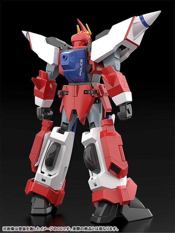 PRE-ORDER MODEROID - Armored Police Metal Jack - Hyper Red Jack Armor