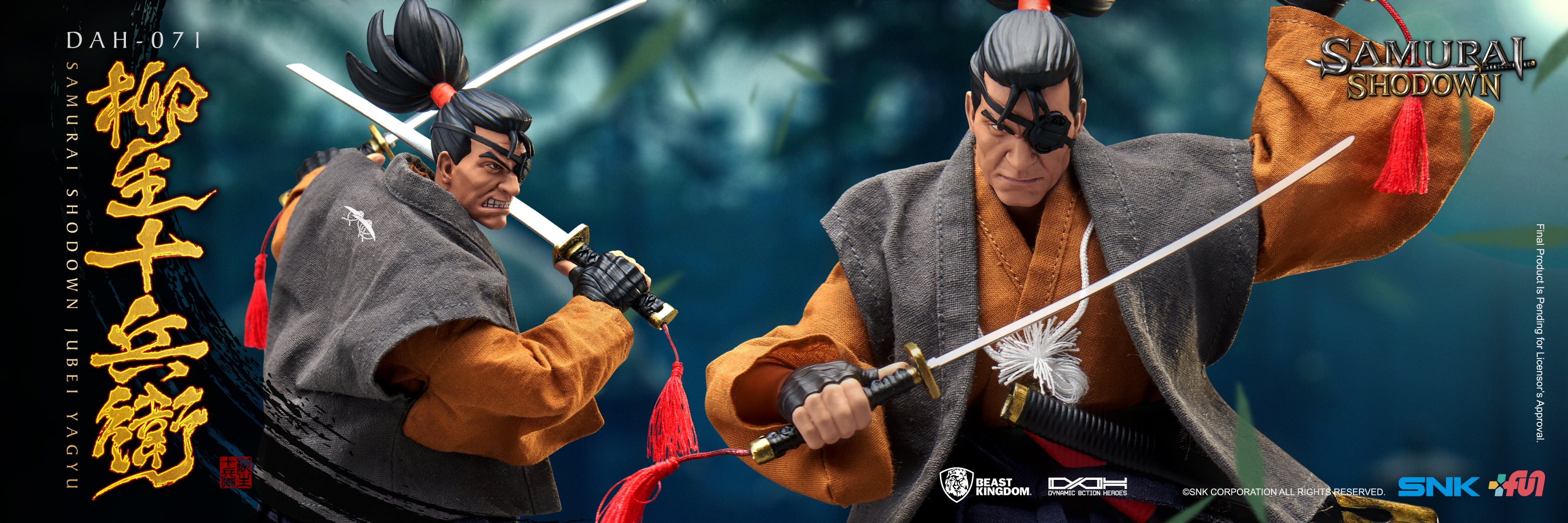 PRE-ORDER Dynamic 8action Heroes - SNK: Samurai Showdown - Jubei Yagyu