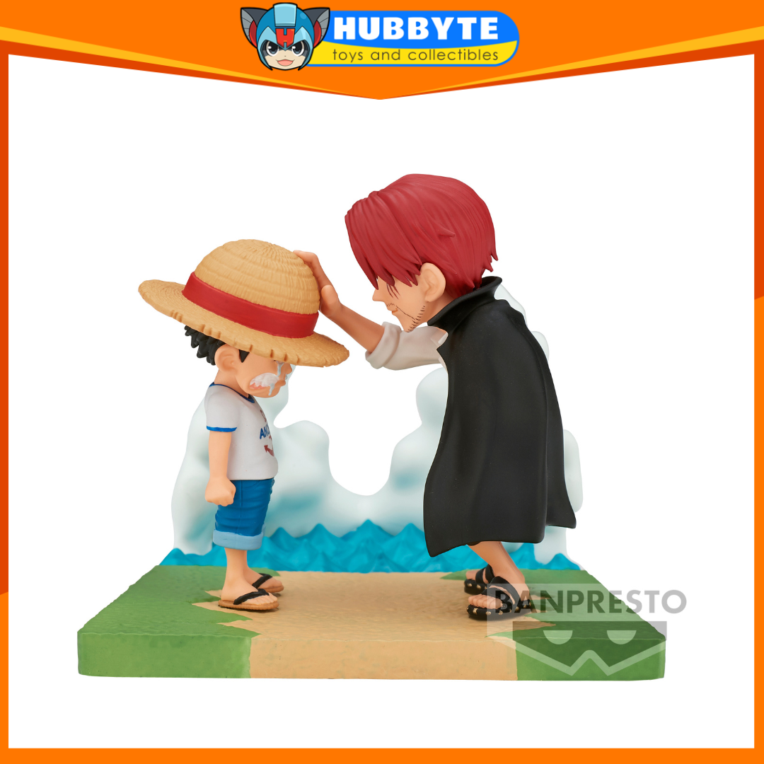 IN-STOCK Banpresto - One Piece World Collectable Figure Log Stories - Monkey D. Luffy & Shanks