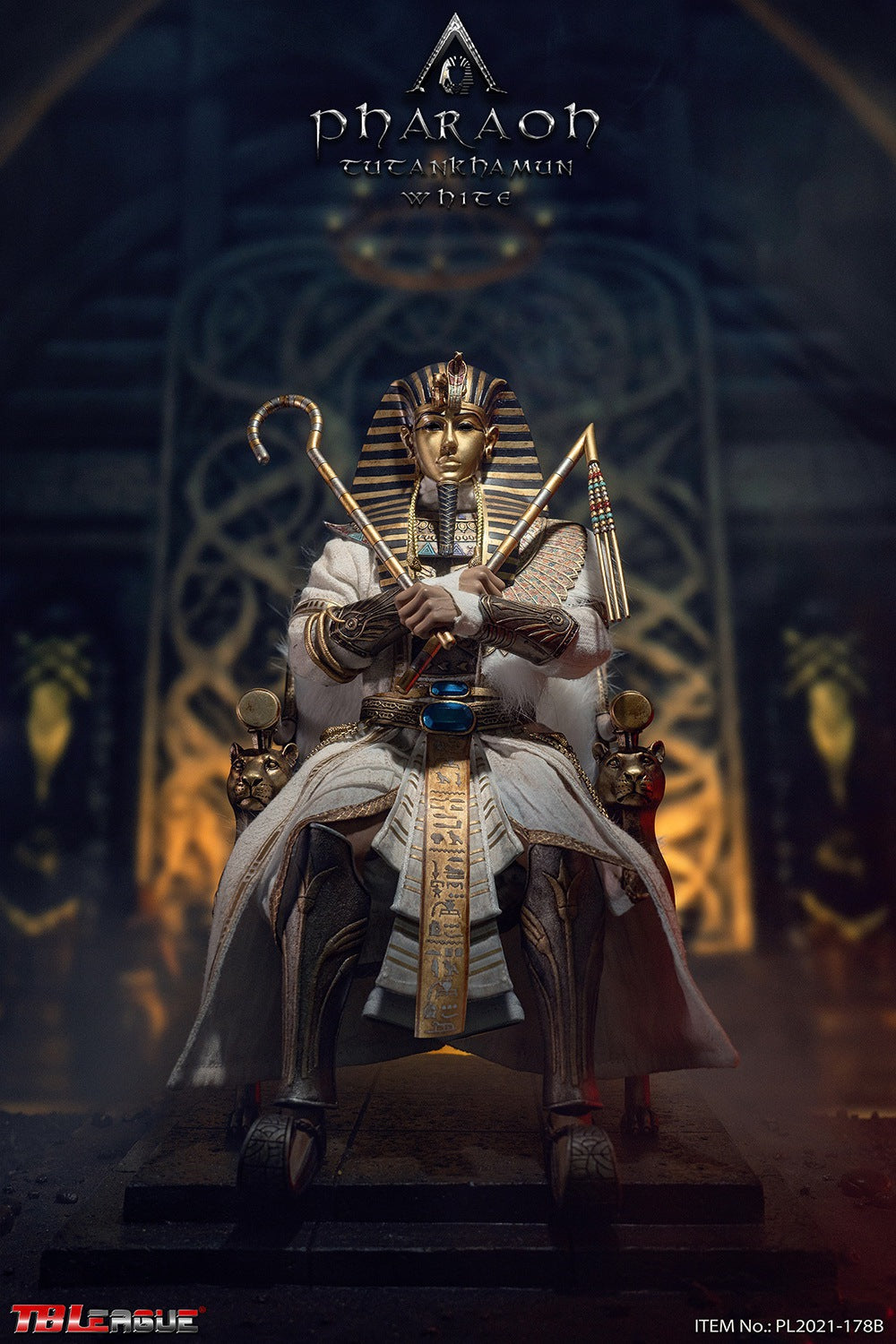 PRE-ORDER Pharaoh Tutankhamun: White 1/6