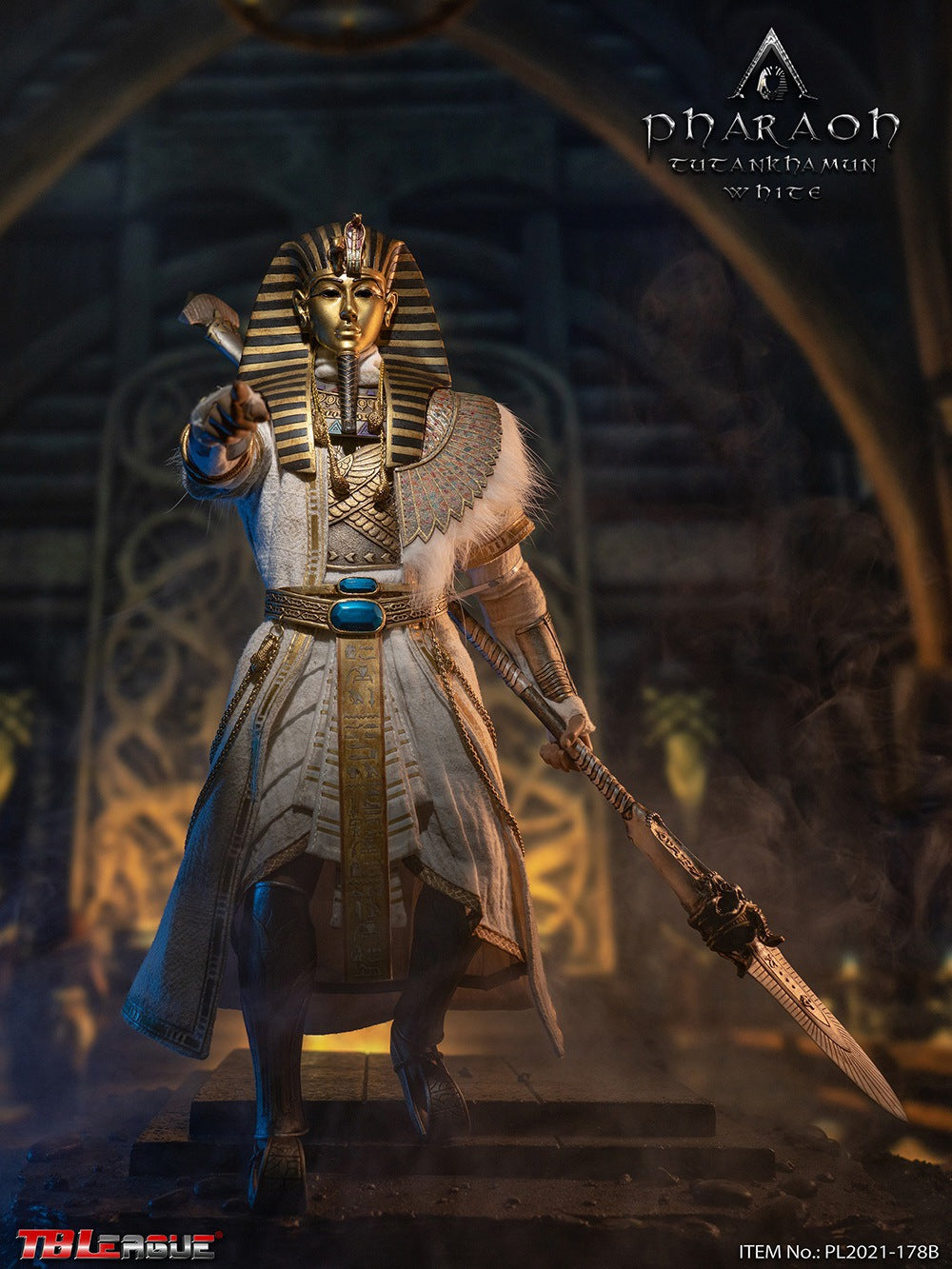 PRE-ORDER Pharaoh Tutankhamun: White 1/6