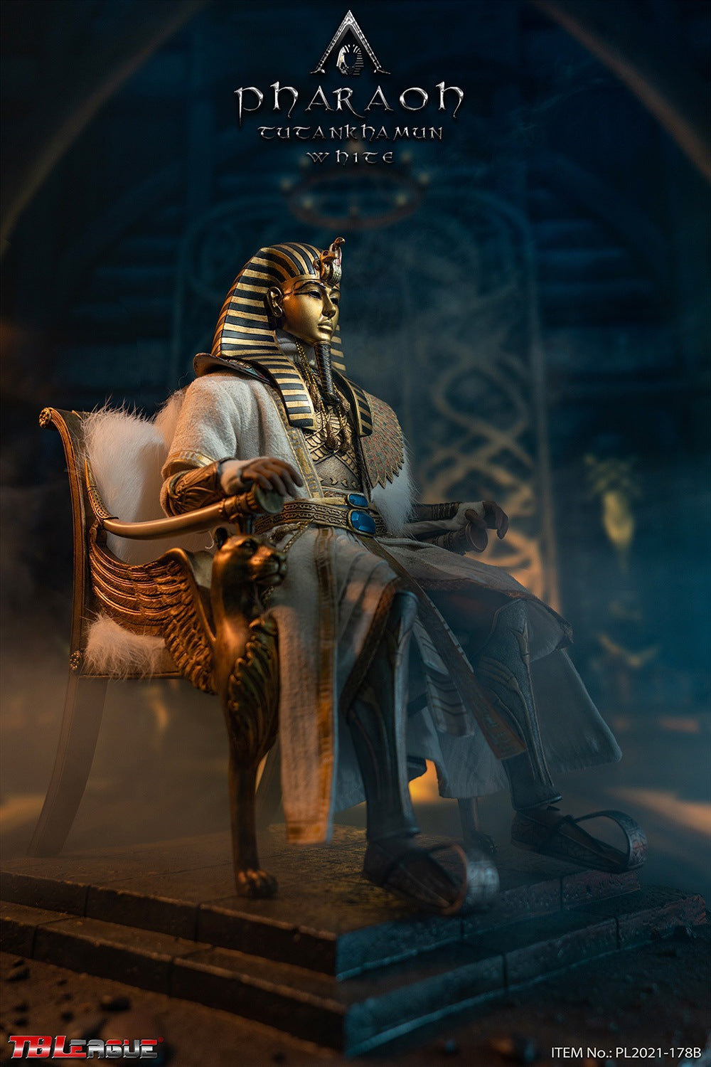 PRE-ORDER Pharaoh Tutankhamun: White 1/6
