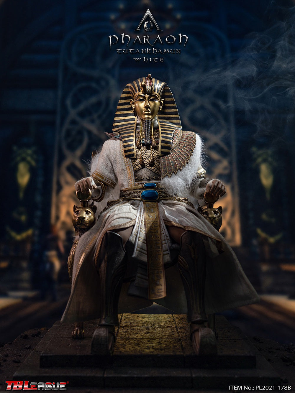 PRE-ORDER Pharaoh Tutankhamun: White 1/6