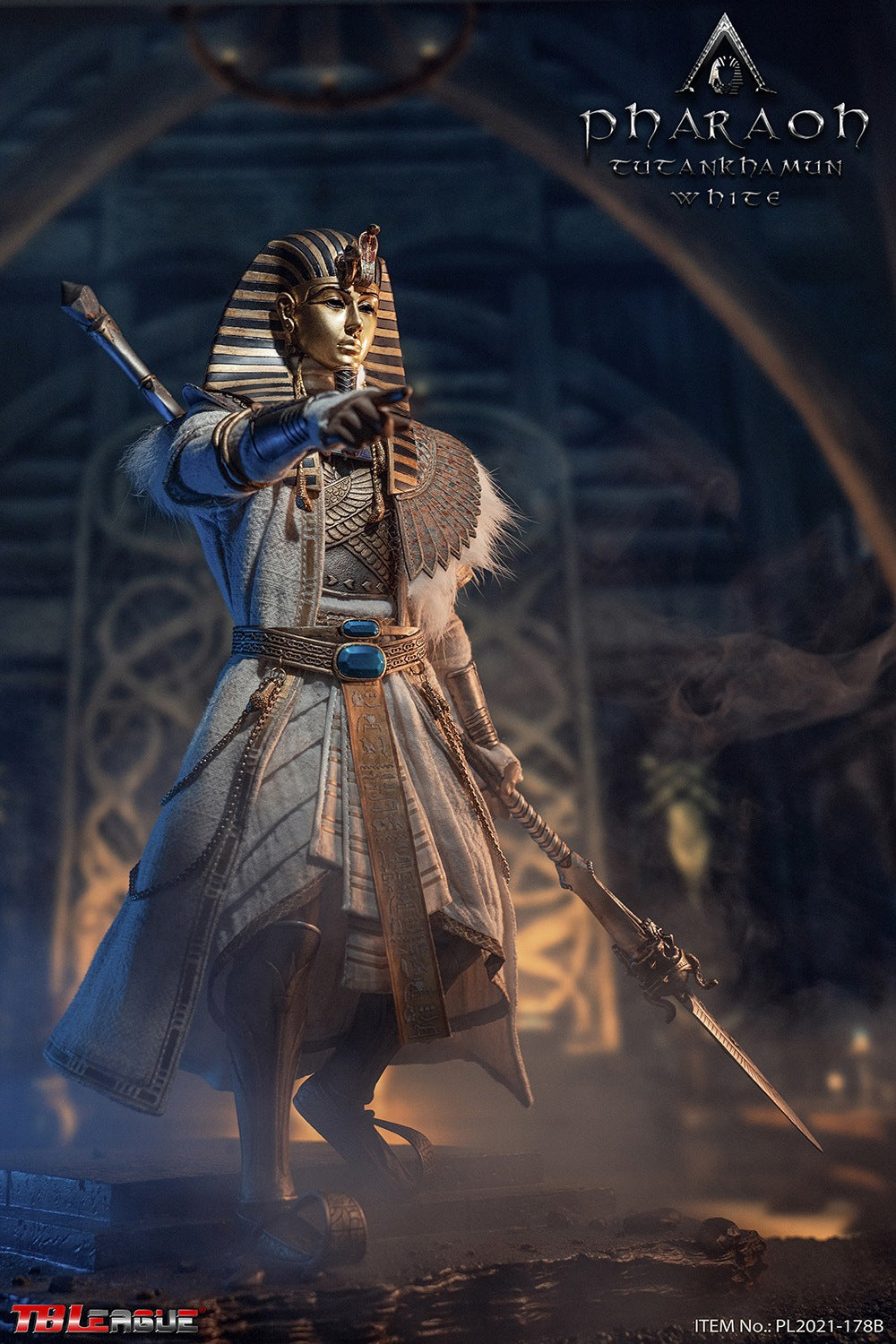 PRE-ORDER Pharaoh Tutankhamun: White 1/6