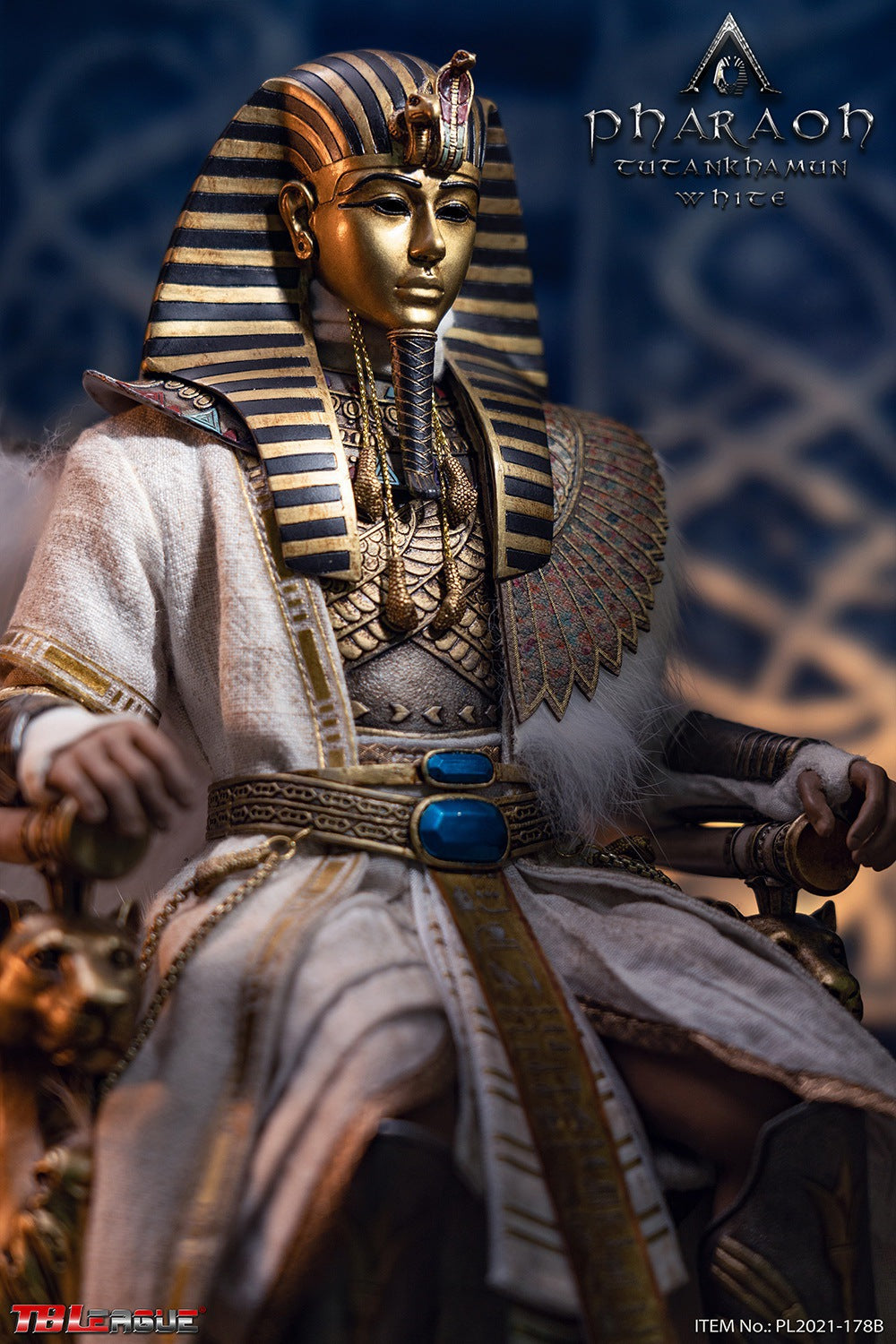 PRE-ORDER Pharaoh Tutankhamun: White 1/6
