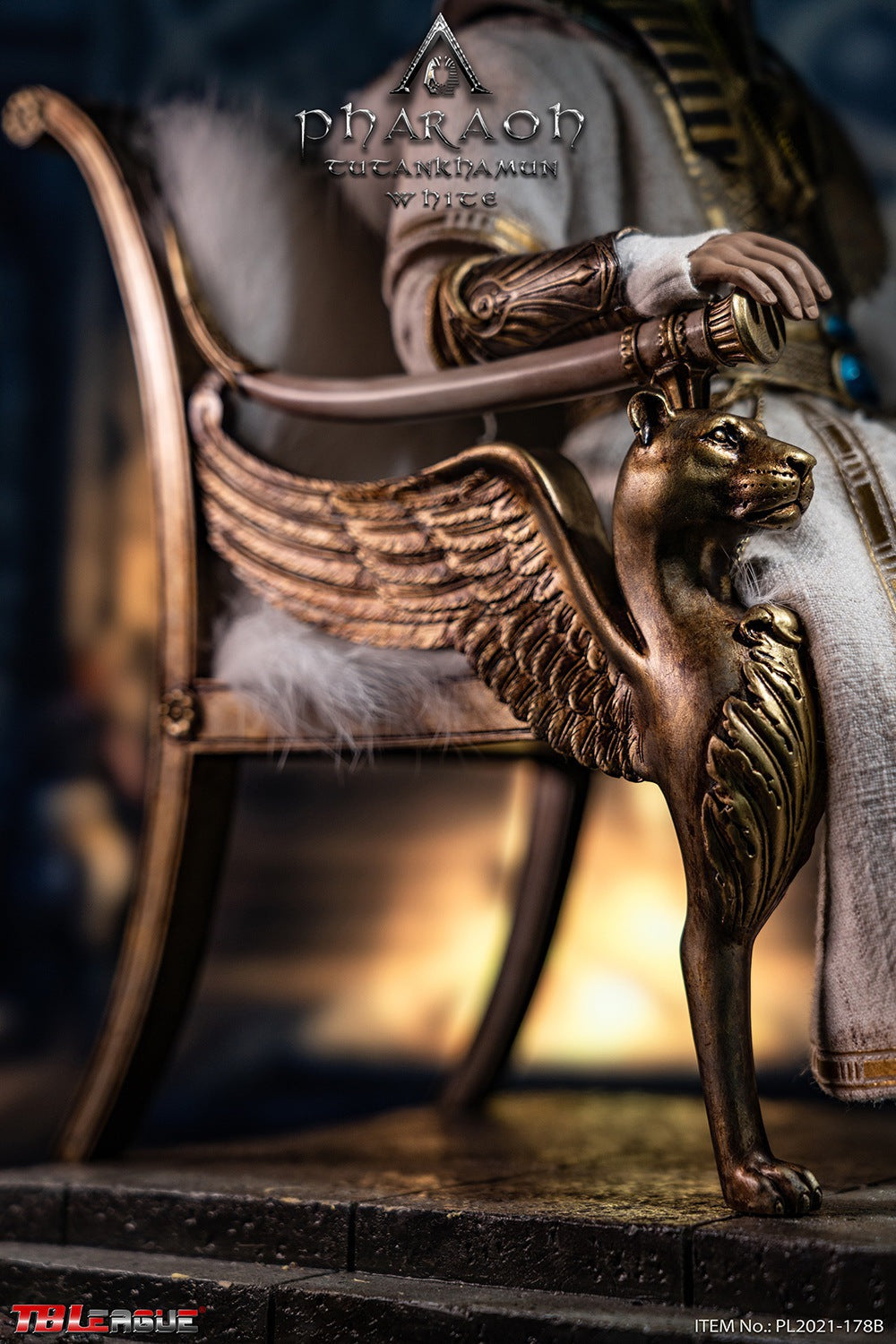 PRE-ORDER Pharaoh Tutankhamun: White 1/6