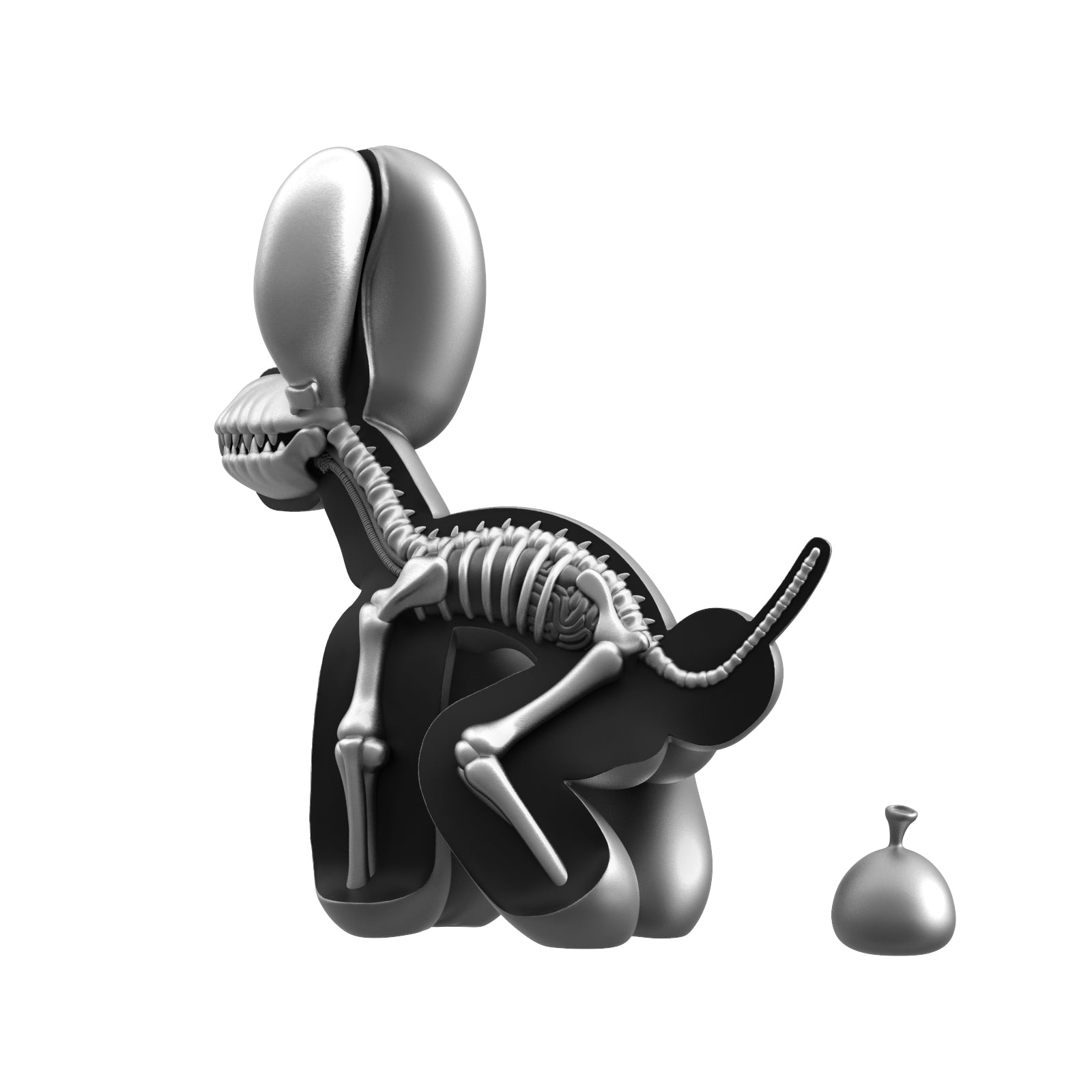PRE-ORDER Dissected Popek (Space Grey Edition) by Whatshisname and Jason Freeny