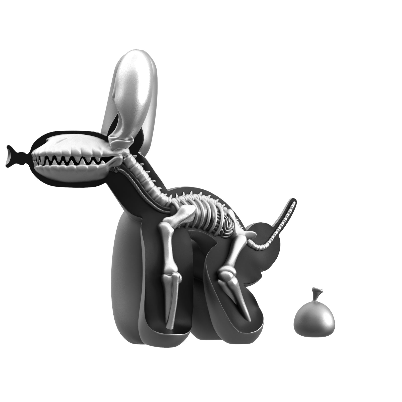PRE-ORDER Dissected Popek (Space Grey Edition) by Whatshisname and Jason Freeny