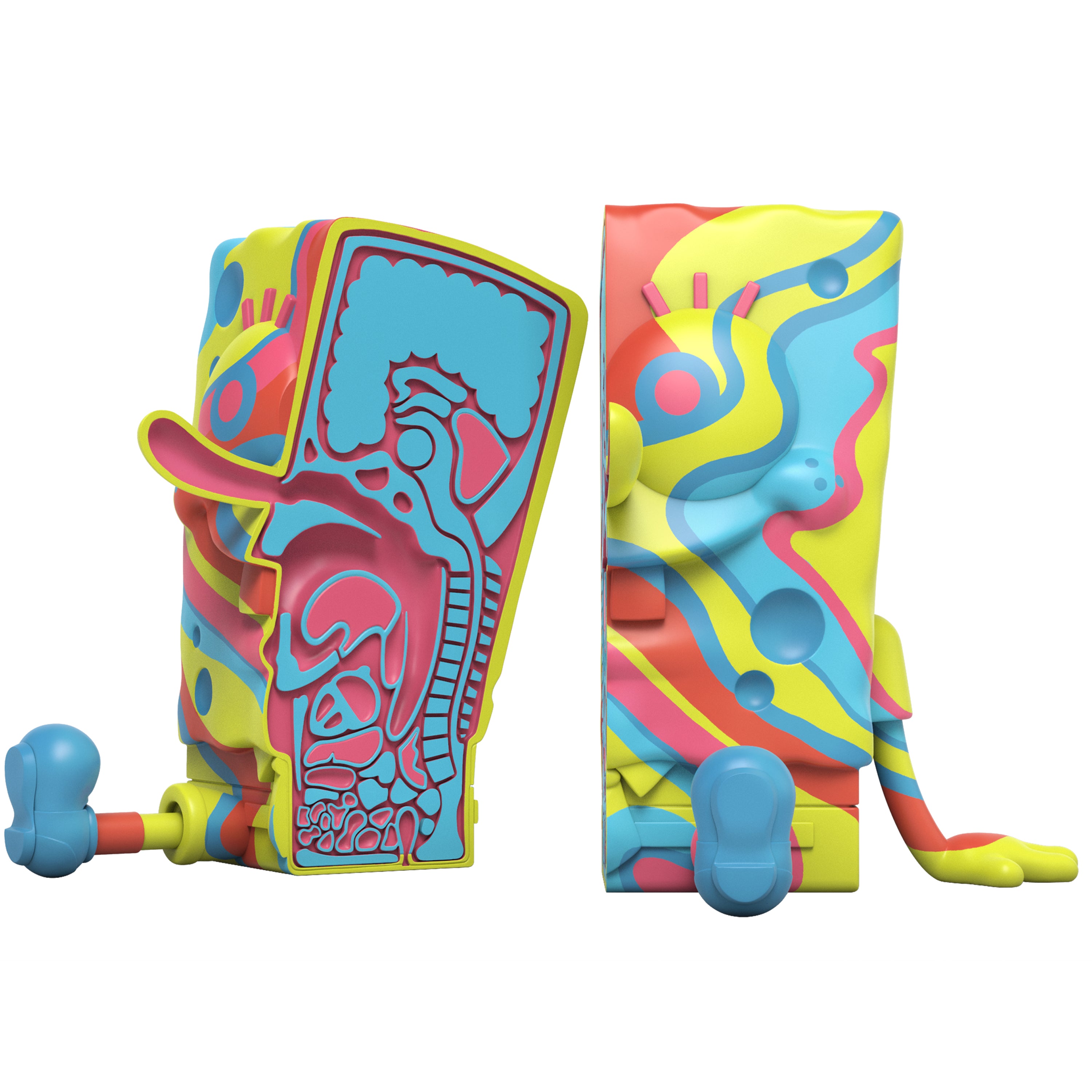 PRE-ORDER XXPOSED SpongeBob SquarePants (Rainbow Swirl Edition) by Jason Freeny