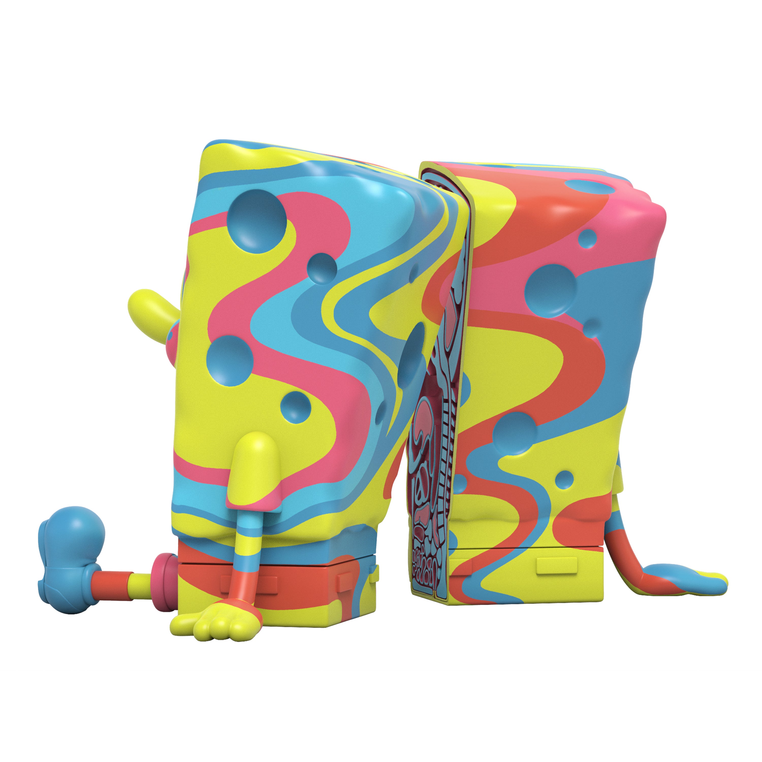PRE-ORDER XXPOSED SpongeBob SquarePants (Rainbow Swirl Edition) by Jason Freeny