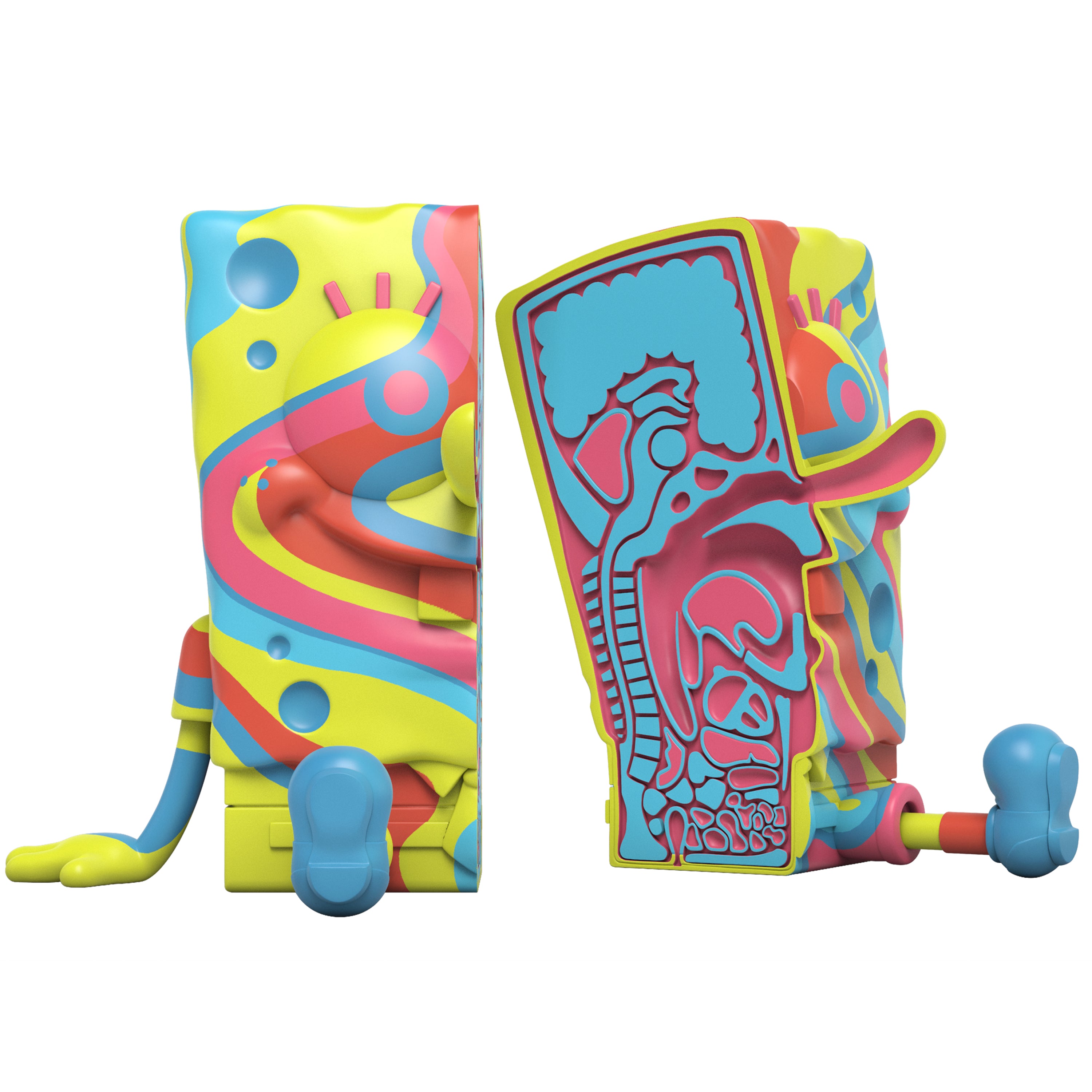 PRE-ORDER XXPOSED SpongeBob SquarePants (Rainbow Swirl Edition) by Jason Freeny