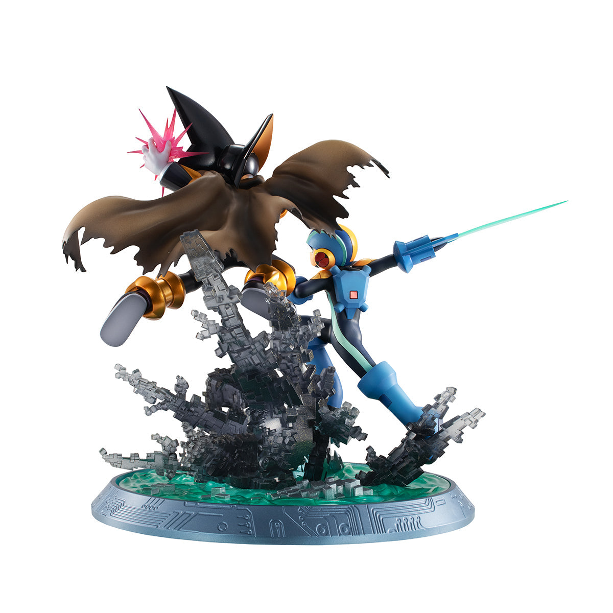 IN-STOCK MegaHouse - Game Characters Collection DX - Mega Man Battle Network - Mega Man vs Bass [EXCLUSIVE]