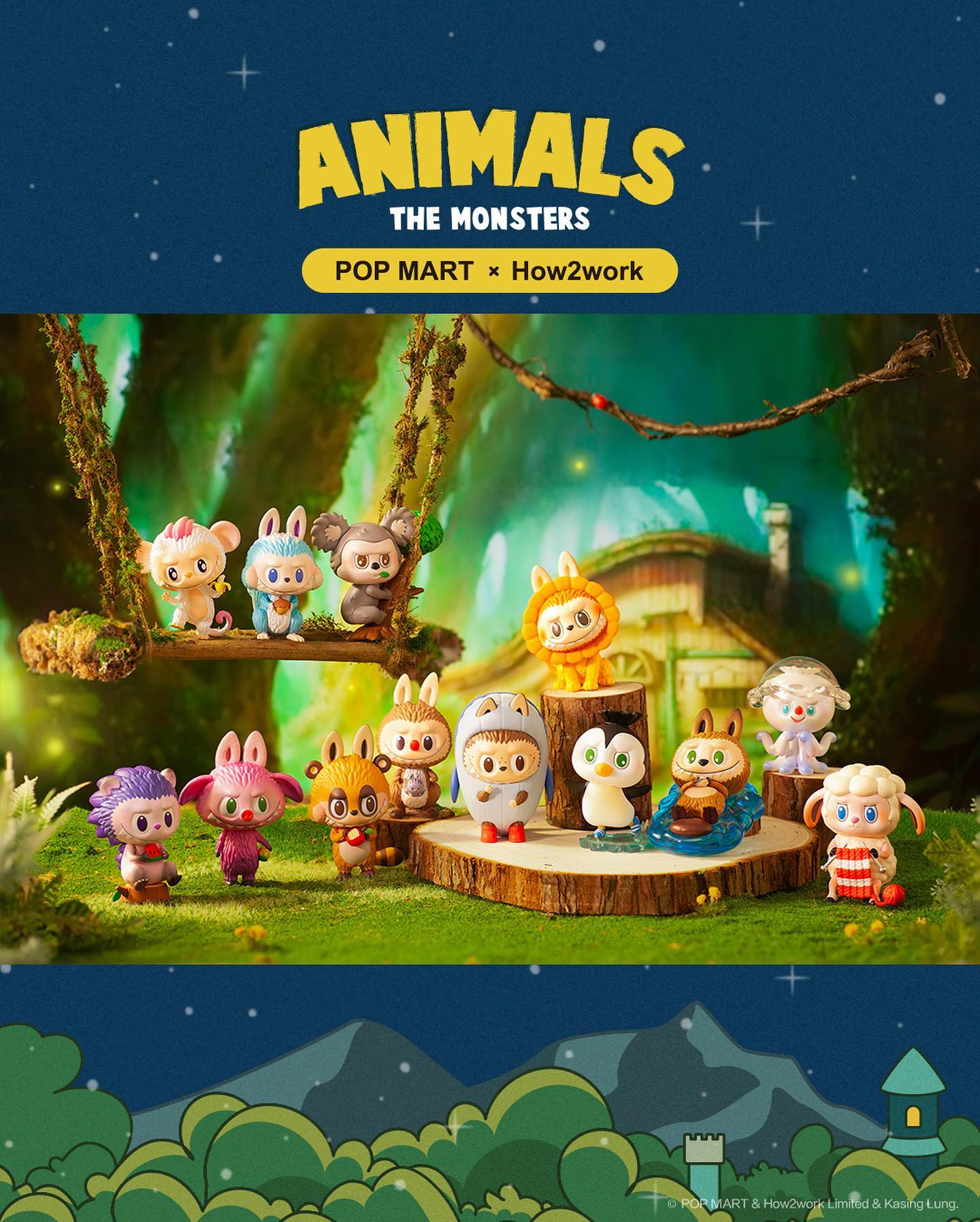 PRE-ORDER The Monsters - Animal Series [Set of 12]