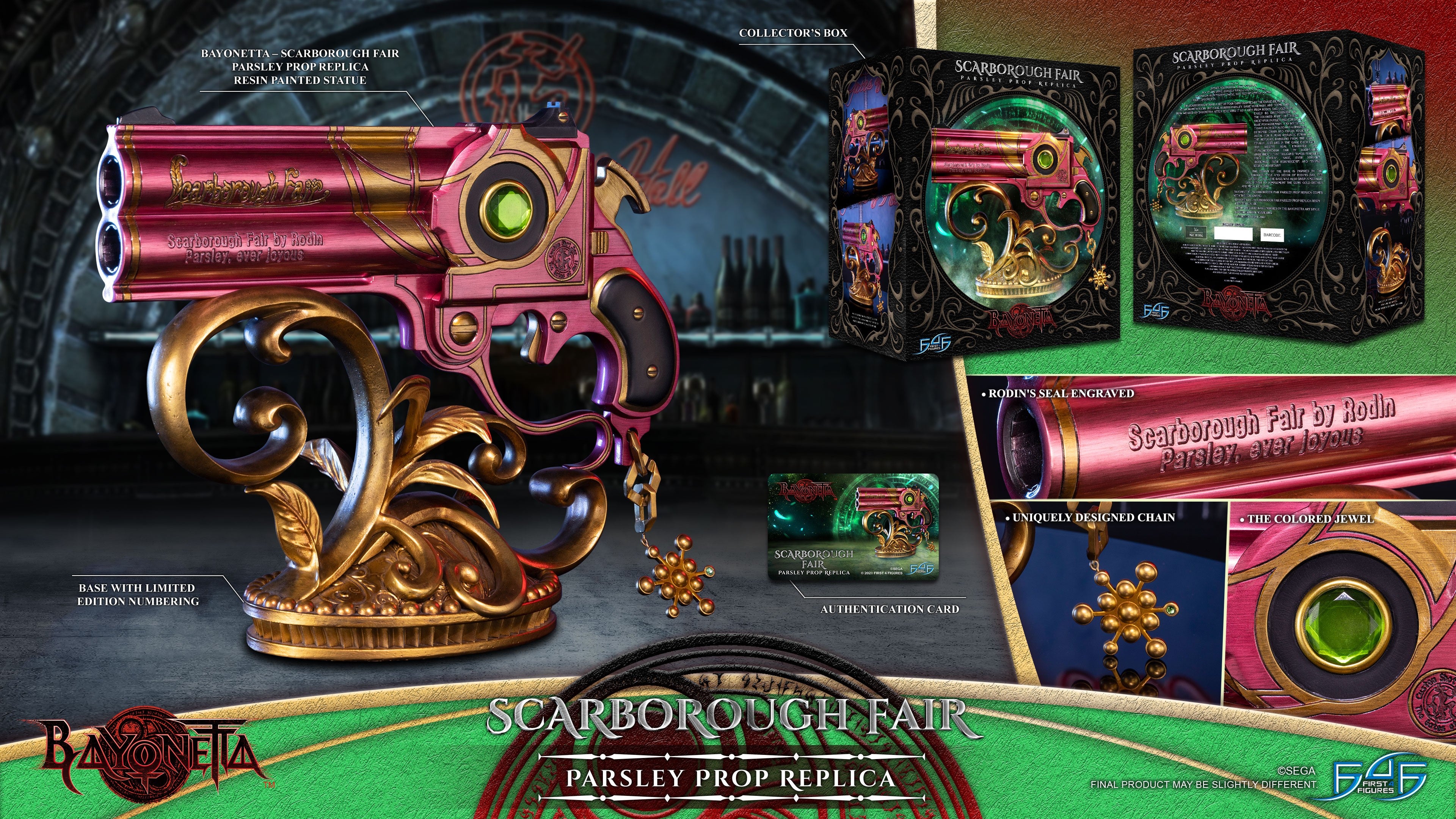 PRE-ORDER Prop Replica - Bayonetta - Scarborough Fair: Parsley Standard Edition