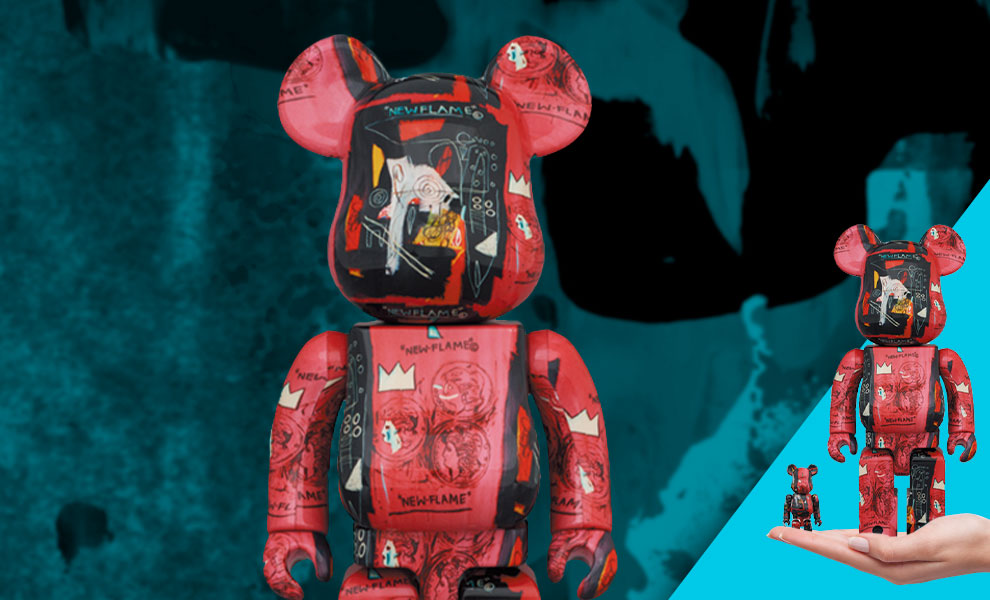 PRE-ORDER BE@RBRICK - Andy Warhol x JEAN-MICHEL BASQUIAT 100%&400% set