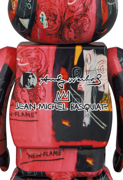 PRE-ORDER BE@RBRICK - Andy Warhol x JEAN-MICHEL BASQUIAT 100%&400% set