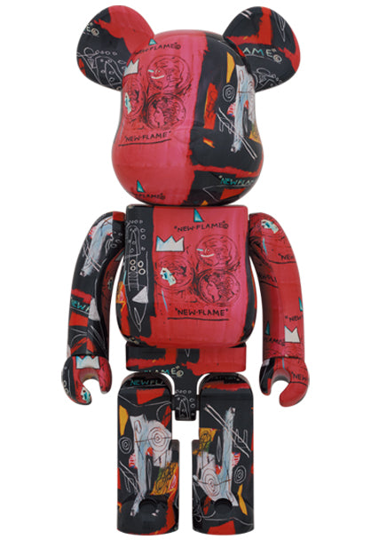 PRE-ORDER BE@RBRICK - Andy Warhol x JEAN-MICHEL BASQUIAT 1000%
