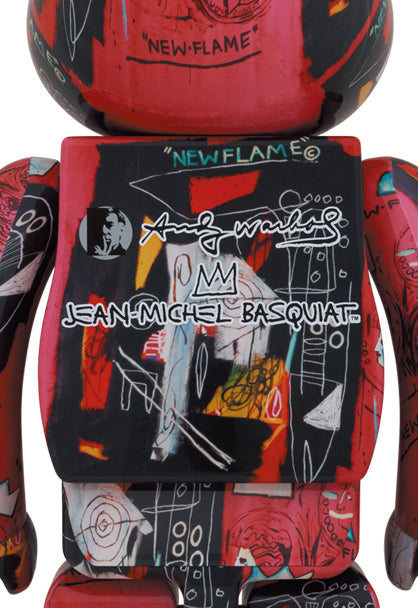 PRE-ORDER BE@RBRICK - Andy Warhol x JEAN-MICHEL BASQUIAT 1000%