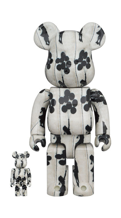 PRE-ORDER BE@RBRICK - Flying Balloons Girl 100%&400% set