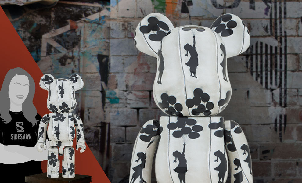 PRE-ORDER BE@RBRICK - Flying Balloons Girls 1000%