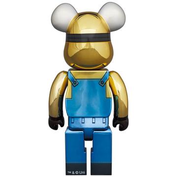 PRE-ORDER BE@RBRICK - DAVE CHROME Ver. 100%&400% set