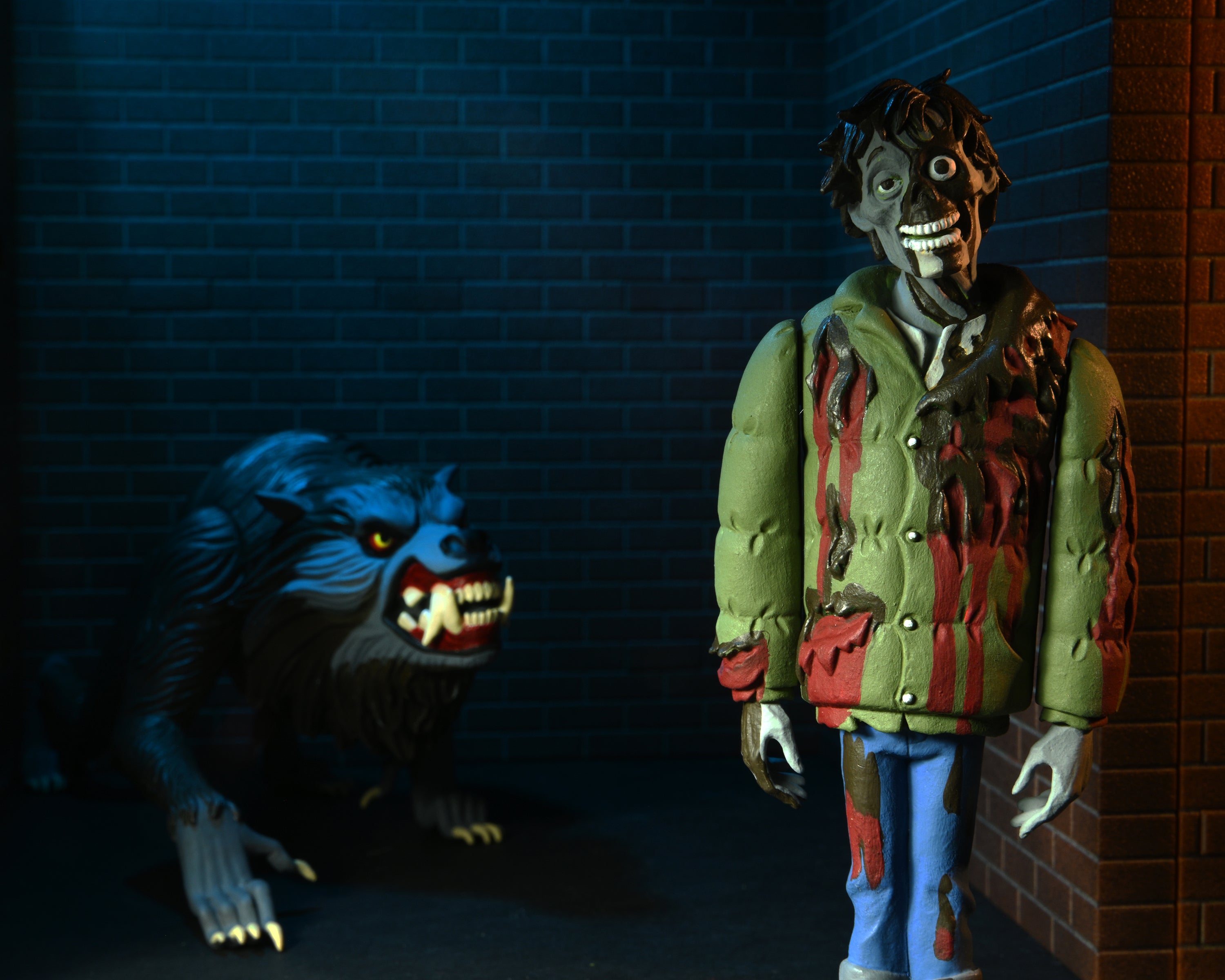 PRE-ORDER 6-inch Figure - Toony Terrors - An American Werewolf in London - Jack and Kessler Wolf