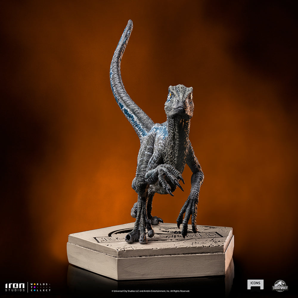 PRE-ORDER Jurassic World Icons - Velociraptor Blue