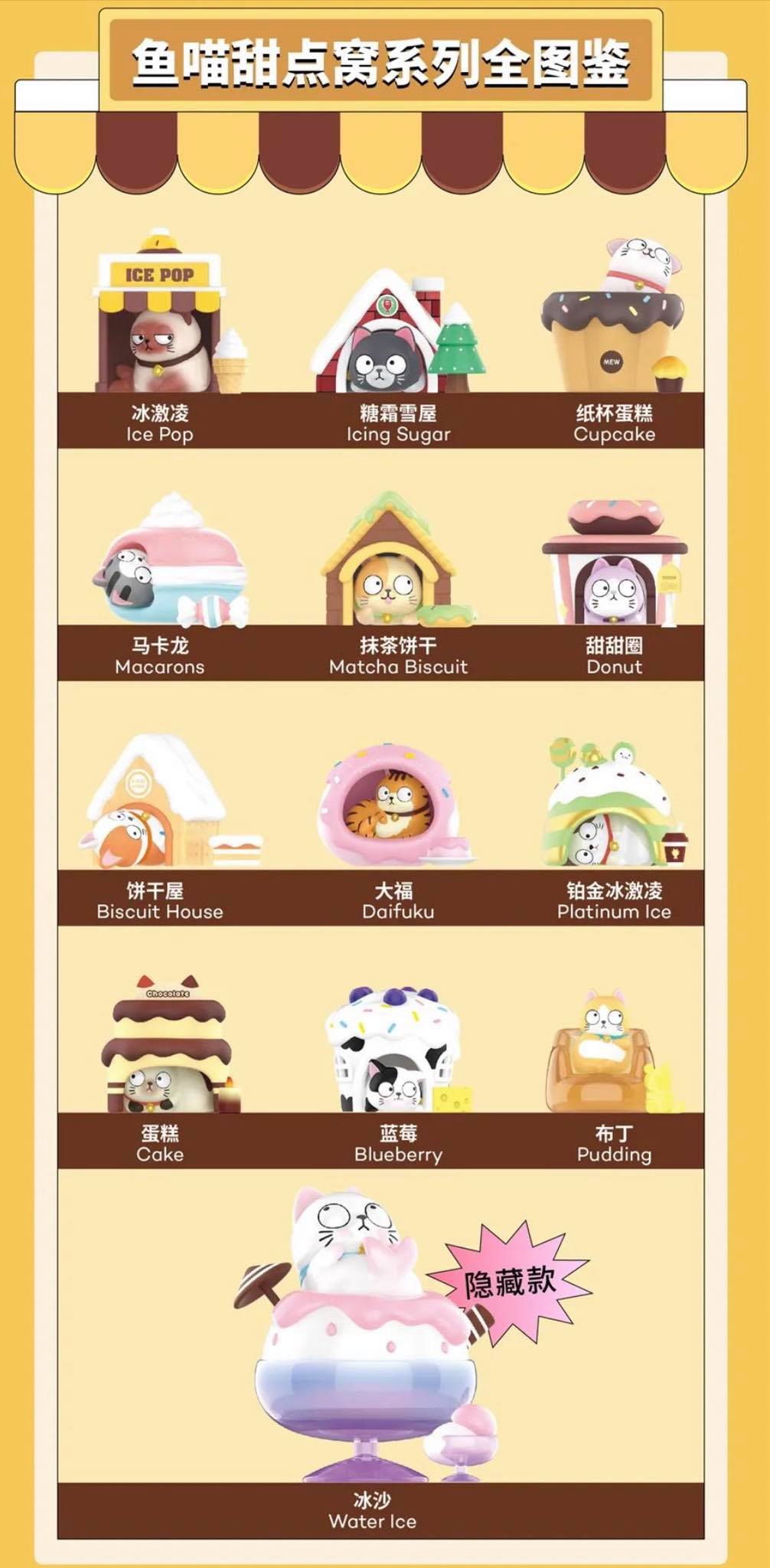 PRE-ORDER Fish Cat - FiMew Dessert House Series [Box of 12]
