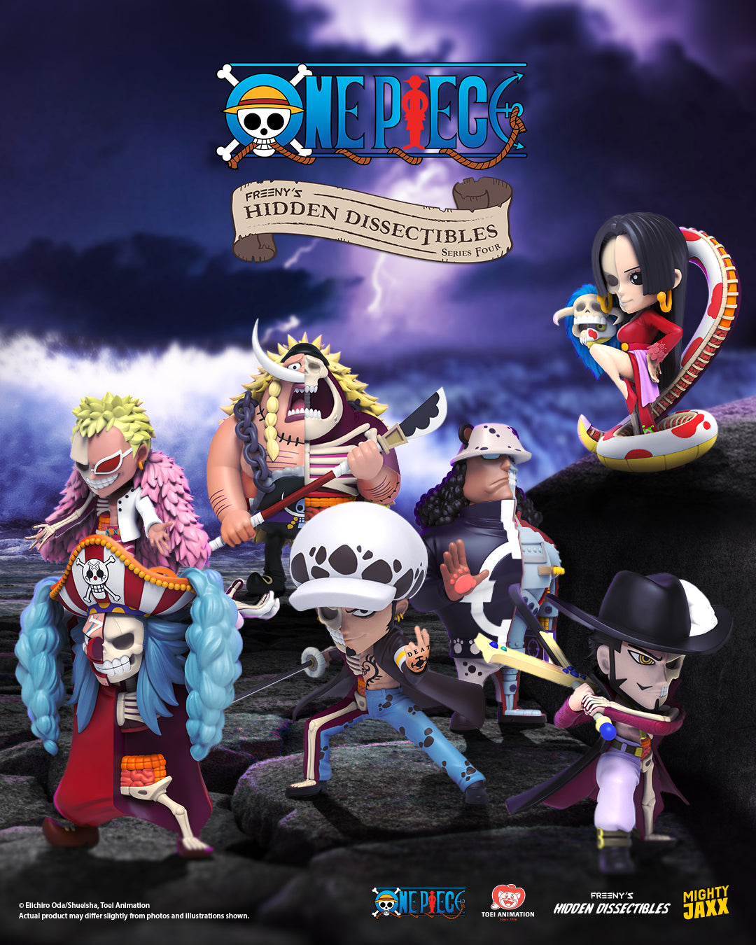 PRE-ORDER Freeny's Hidden Dissectibles: One Piece Series 4: Warlord Edition [Box of 8]