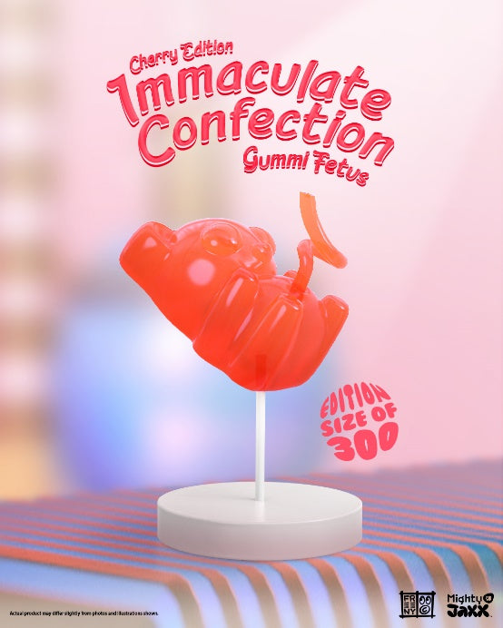 PRE-ORDER Immaculate Confection Gummi Fetus (Cherry Edition) by Jason Freeny
