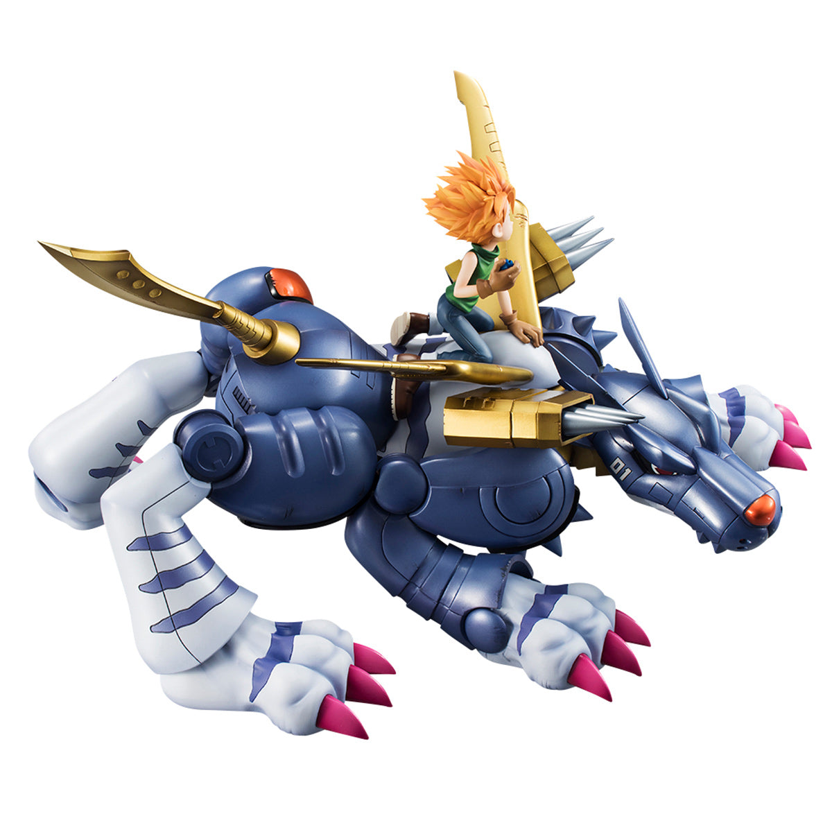 PRE-ORDER Precious G.E.M. Series - Digimon Adventure - Metal Garurumon & Ishida Yamato (2nd Release) [EXCLUSIVE]