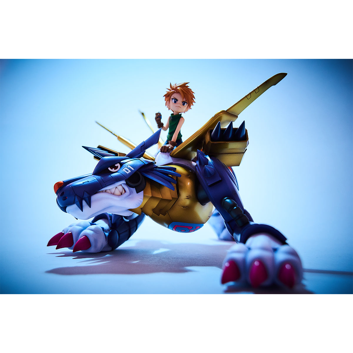 PRE-ORDER Precious G.E.M. Series - Digimon Adventure - Metal Garurumon & Ishida Yamato (2nd Release) [EXCLUSIVE]