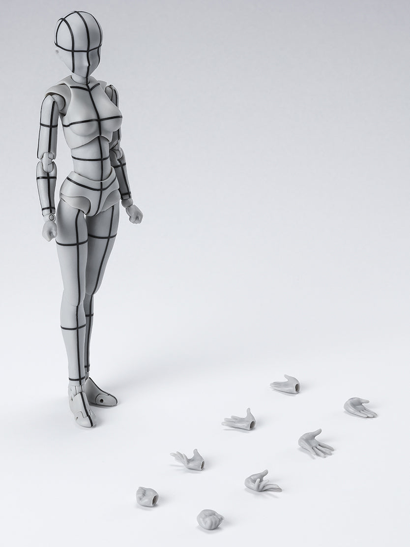 IN-STOCK Bandai - S.H.Figuarts - BODY-CHAN: WIREFRAME Gray Color Ver.